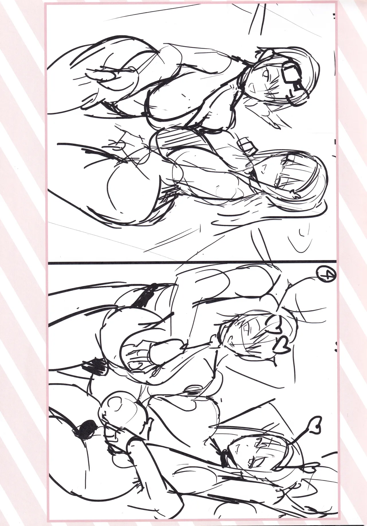 Hiromitsu Takeda Artworks: Tama Melonbook Bonus Unreleased Roughs Book Page 12