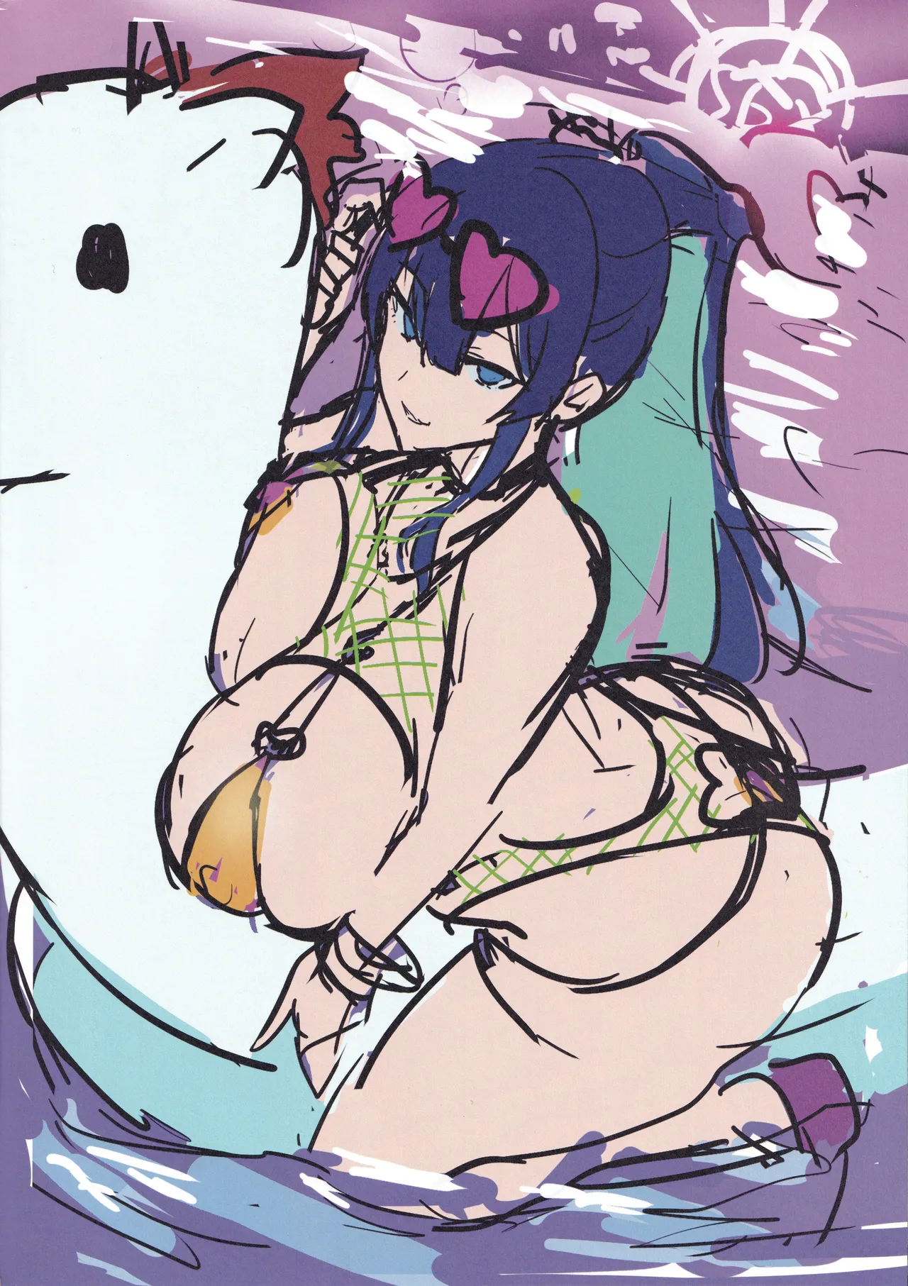 Hiromitsu Takeda Artworks: Tama Melonbook Bonus Unreleased Roughs Book Page 13