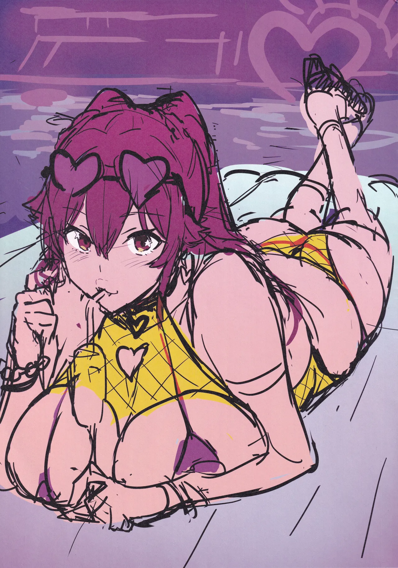 Hiromitsu Takeda Artworks: Tama Melonbook Bonus Unreleased Roughs Book Page 2