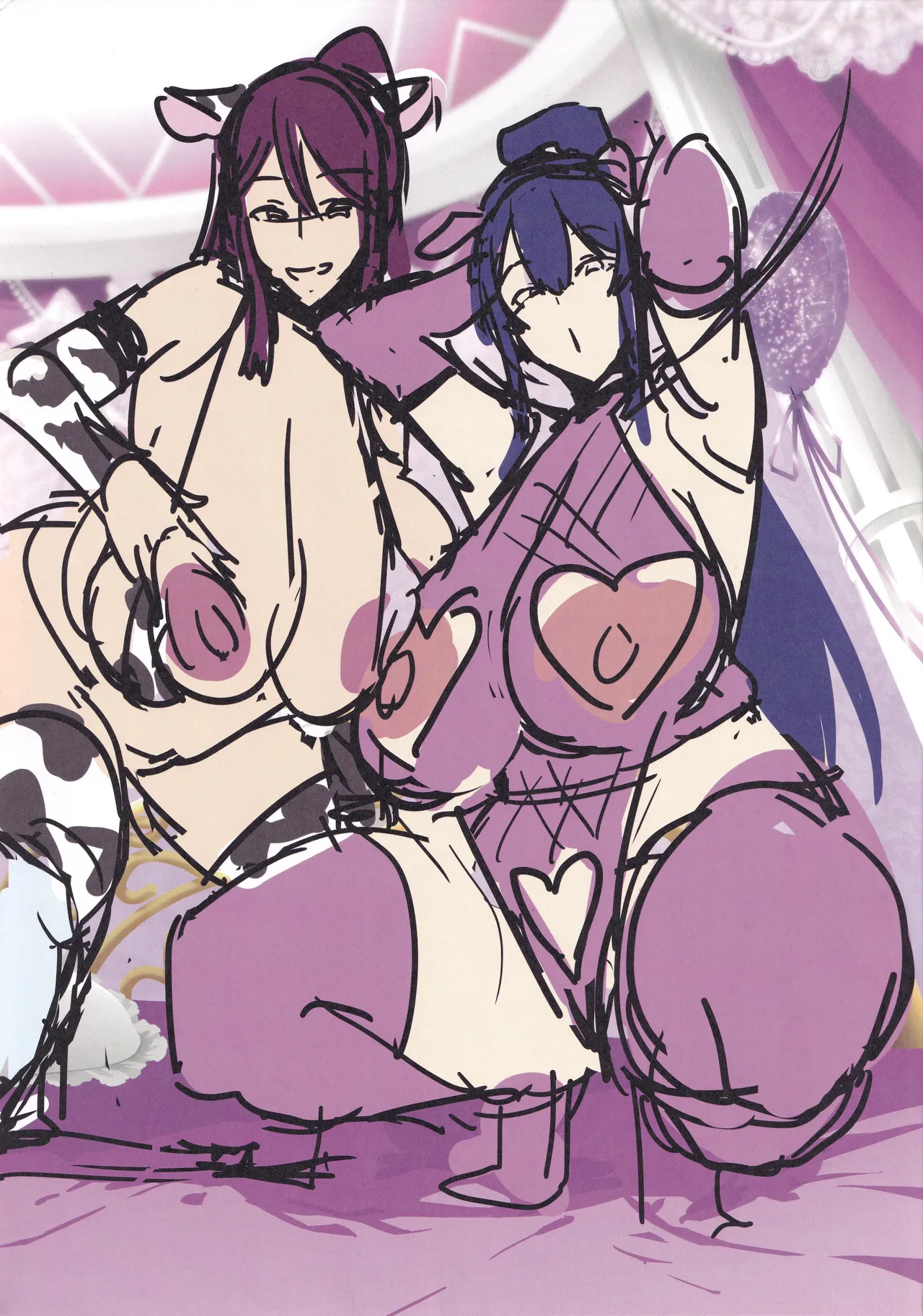 Hiromitsu Takeda Artworks: Tama Melonbook Bonus Unreleased Roughs Book Page 3