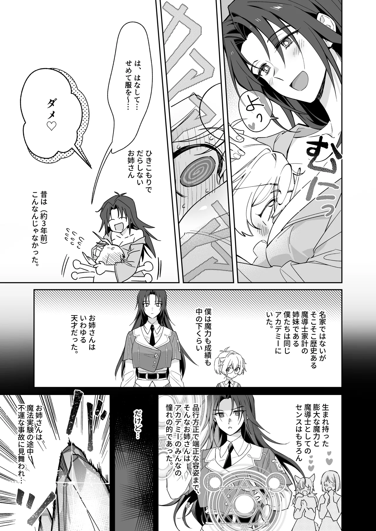 [Furuwata]Hikikomori no Onee-san wa Monotarinai!! Page 5