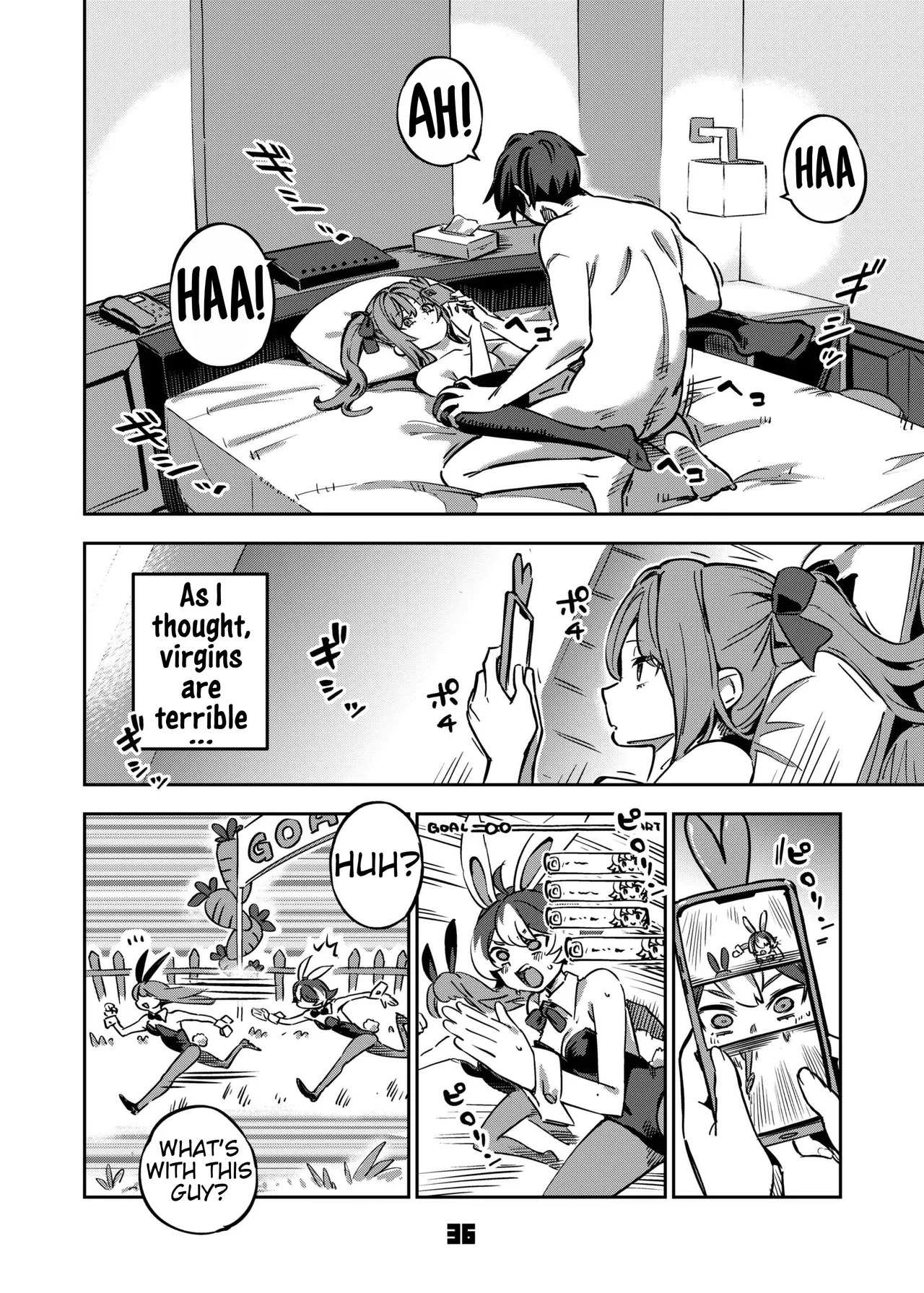[Zombie to Yukaina Nakamatachi (Super Zombie)]P-katsu Joshi Maita Sono Baai Episode 2[English] [Digital] Page 35