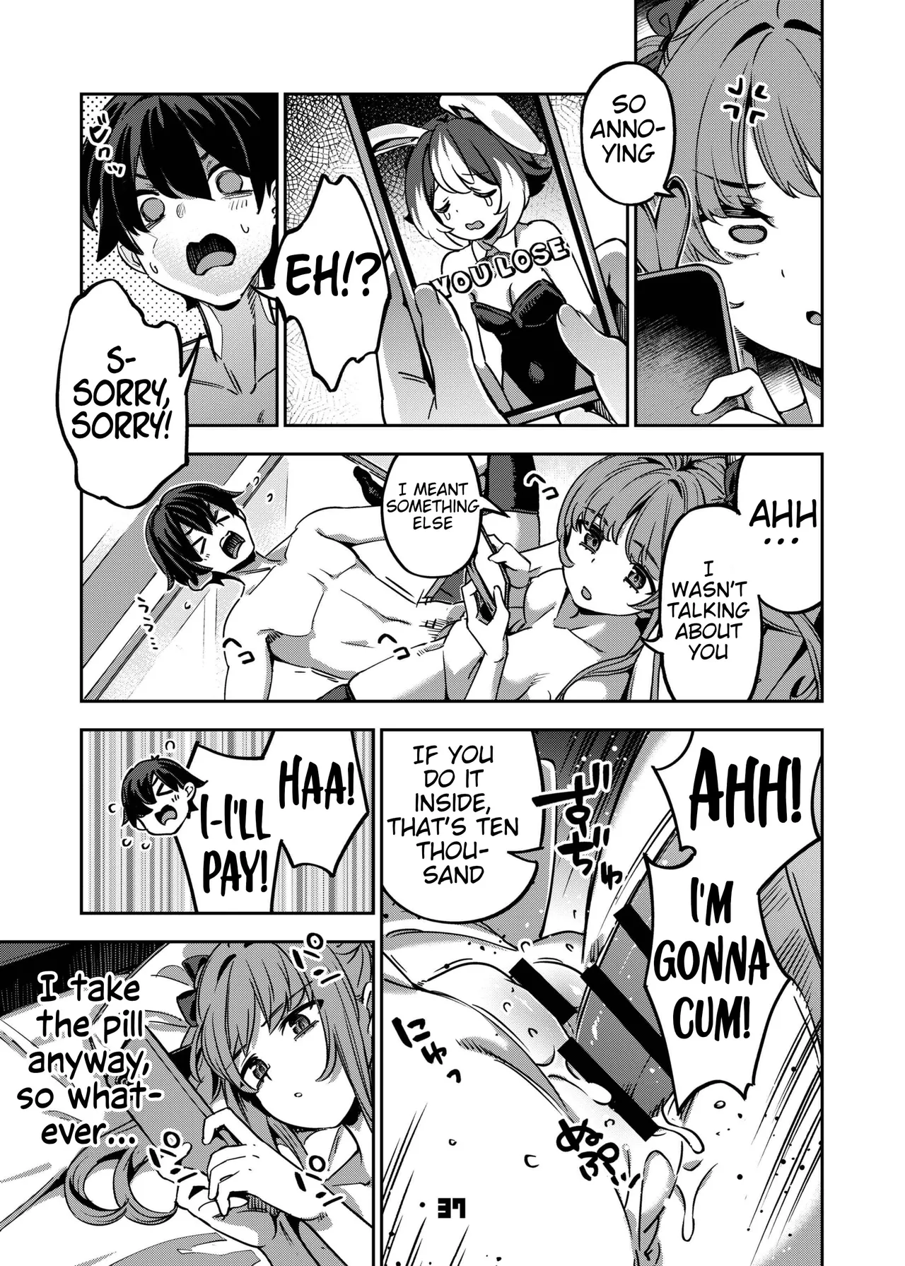 [Zombie to Yukaina Nakamatachi (Super Zombie)]P-katsu Joshi Maita Sono Baai Episode 2[English] [Digital] Page 36