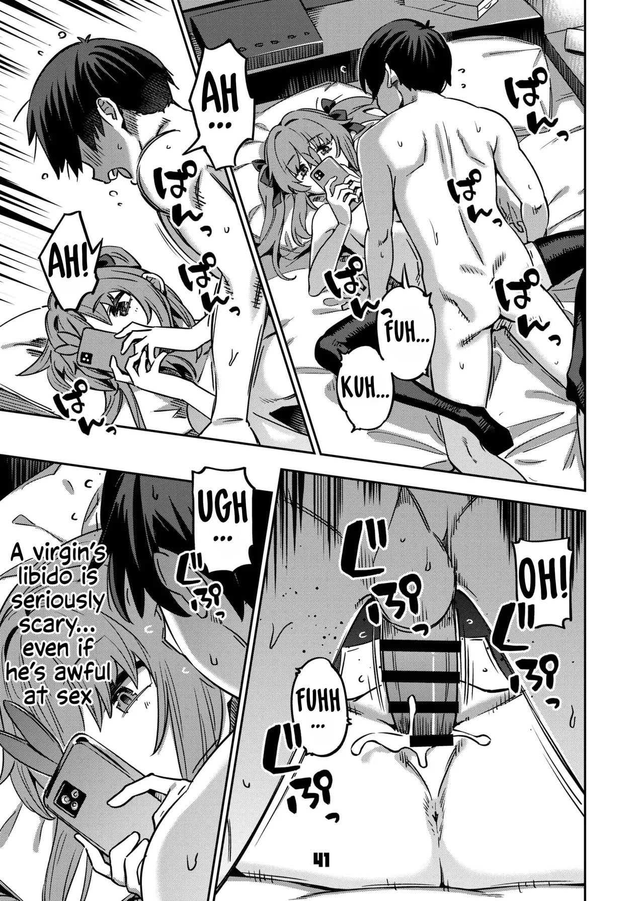 [Zombie to Yukaina Nakamatachi (Super Zombie)]P-katsu Joshi Maita Sono Baai Episode 2[English] [Digital] Page 40