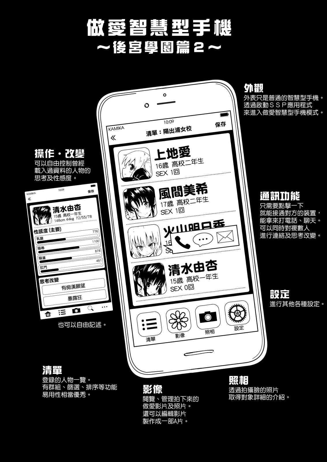 [かみか堂 (銀曜ハル)]セックススマートフォン～ハーレム学園編 Page 30