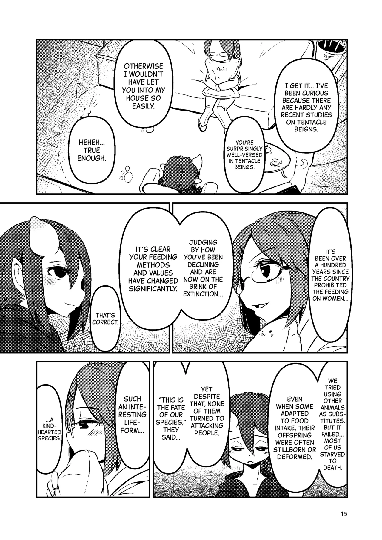 [SUZUPONi (Suzunomoku)]Shokushu Uri no Cult Soushuuhen 1 | Cult the Tentacle Dealer Omnibus 1[English] [Black Grimoires] [Digital] Page 15