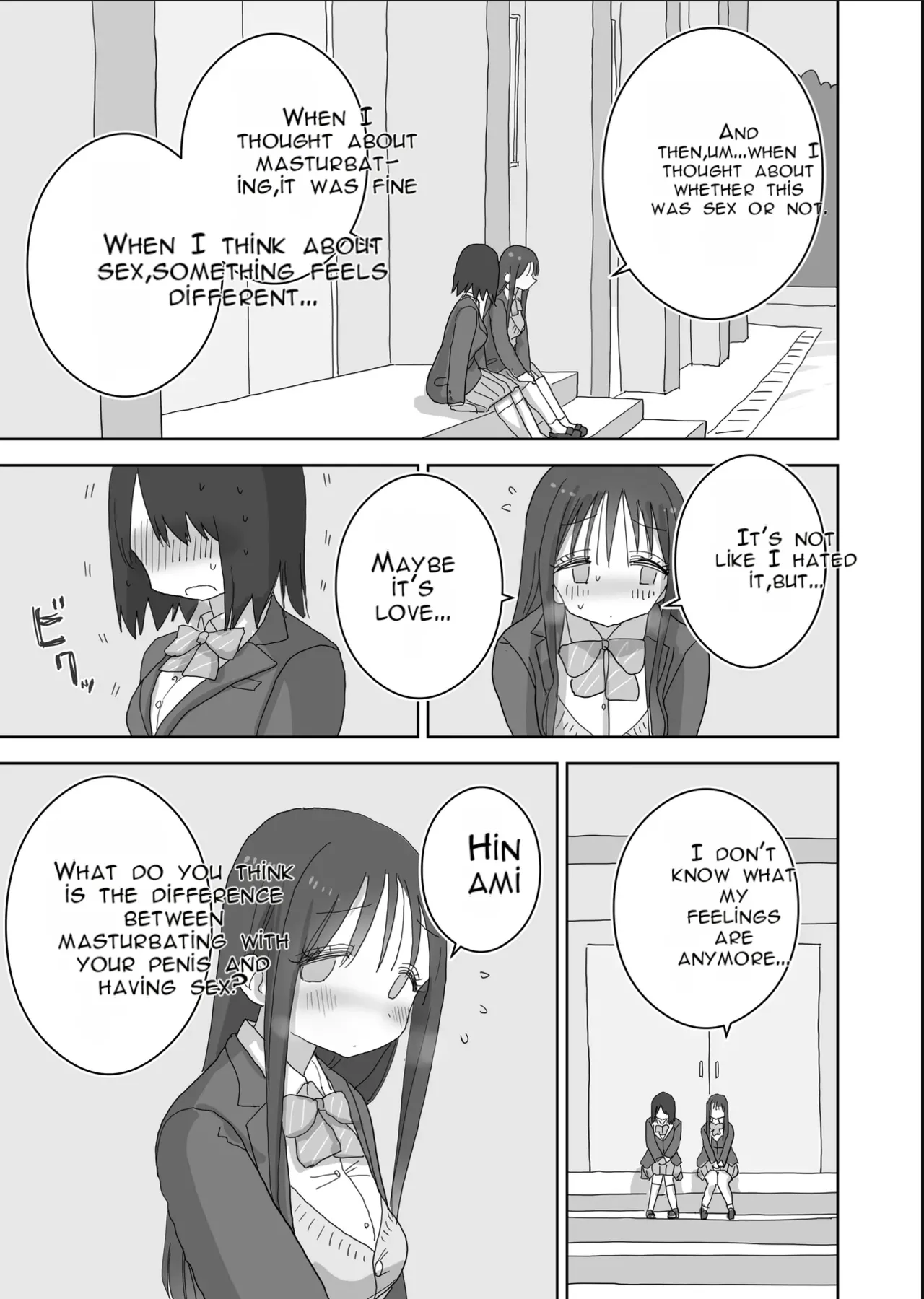 [Hiyashi Makura]Onatomo: The Story of How My Room Became the Class Girls' Masturbation Room - Part 3(AI Translated) Page 13