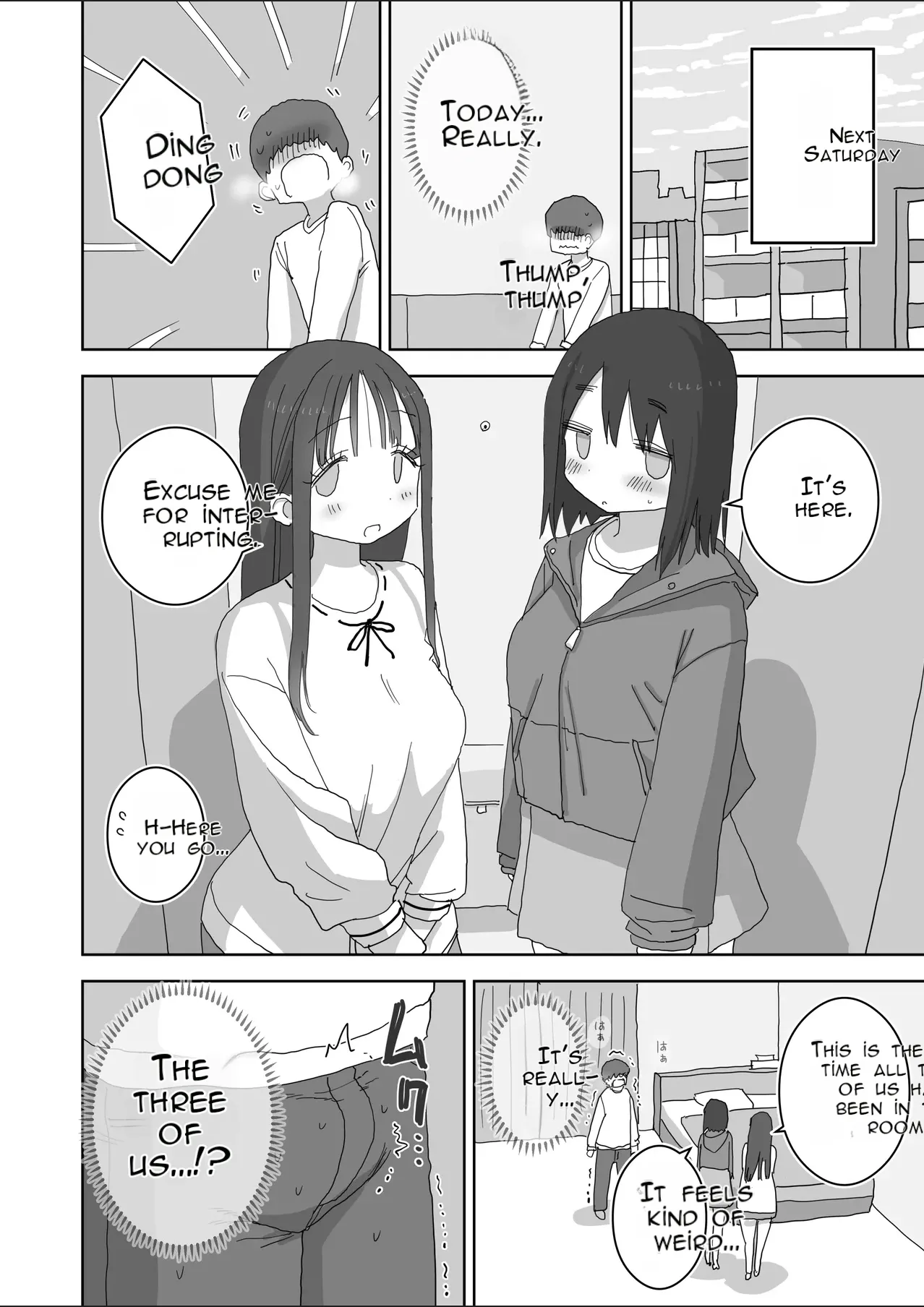 [Hiyashi Makura]Onatomo: The Story of How My Room Became the Class Girls' Masturbation Room - Part 3(AI Translated) Page 42