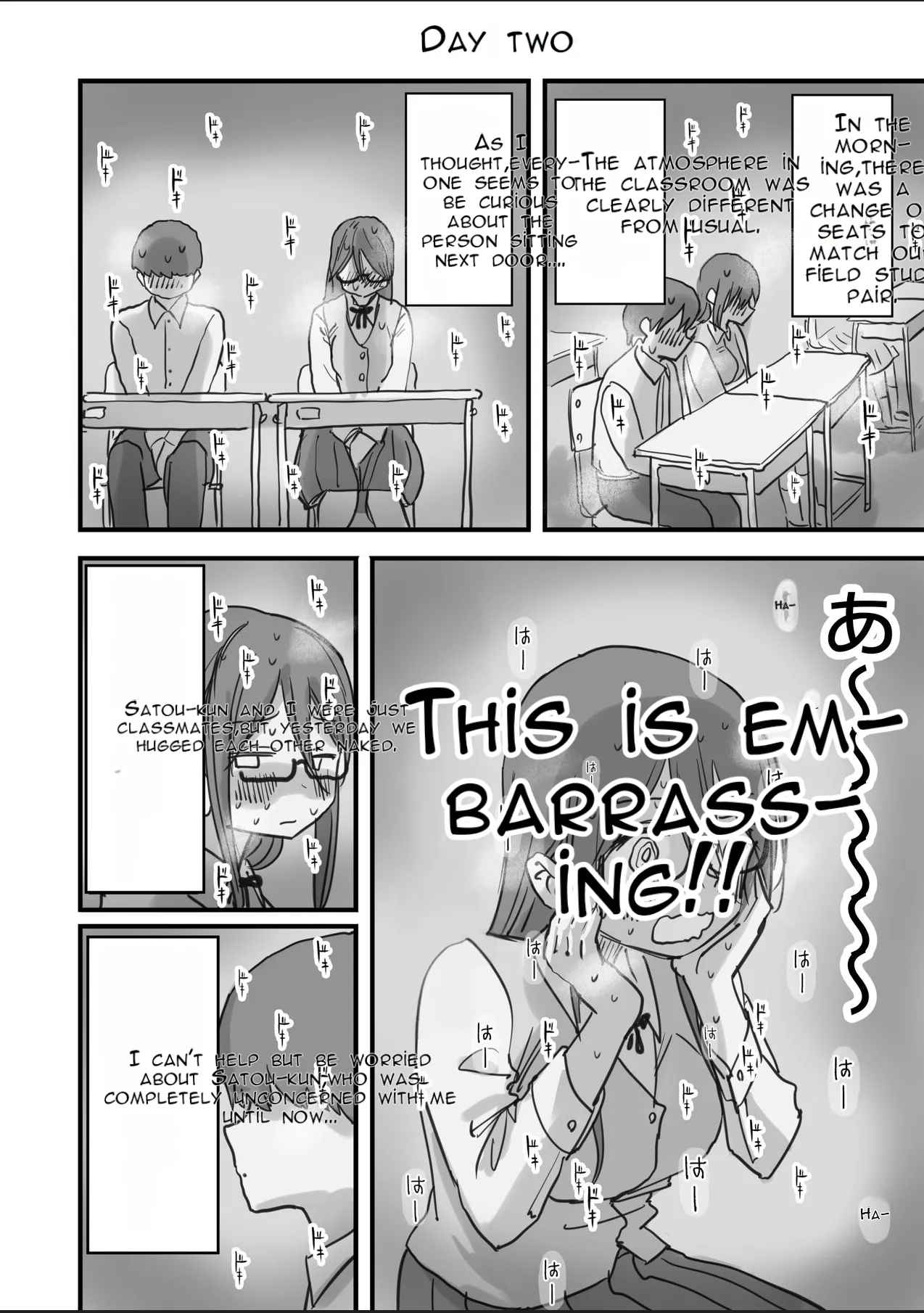 [Hiyashi Makura]Atarashii Seikyouiku ga Hajimatta no de Classmate no Hasegawa-san to 5-kakan ni Wataru Noukou Sex o Suru | Since a New Sex Education Course Has Begun, I'm Having Five Days of Intense Sex with My Classmate, Hasegawa[English] [AI Translated] Page 19
