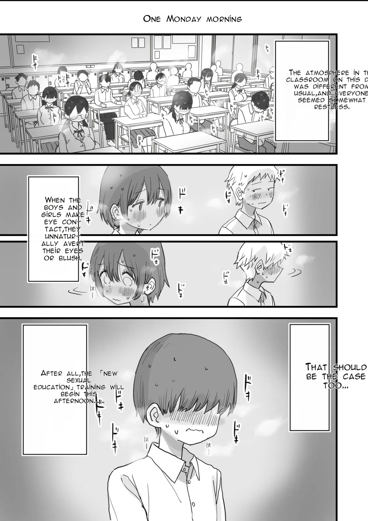 [Hiyashi Makura]Atarashii Seikyouiku ga Hajimatta no de Classmate no Hasegawa-san to 5-kakan ni Wataru Noukou Sex o Suru | Since a New Sex Education Course Has Begun, I'm Having Five Days of Intense Sex with My Classmate, Hasegawa[English] [AI Translated] Page 2