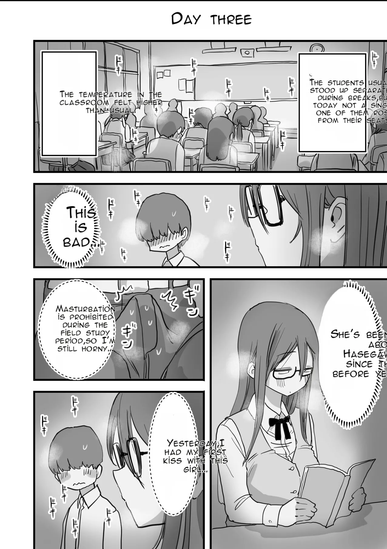 [Hiyashi Makura]Atarashii Seikyouiku ga Hajimatta no de Classmate no Hasegawa-san to 5-kakan ni Wataru Noukou Sex o Suru | Since a New Sex Education Course Has Begun, I'm Having Five Days of Intense Sex with My Classmate, Hasegawa[English] [AI Translated] Page 29