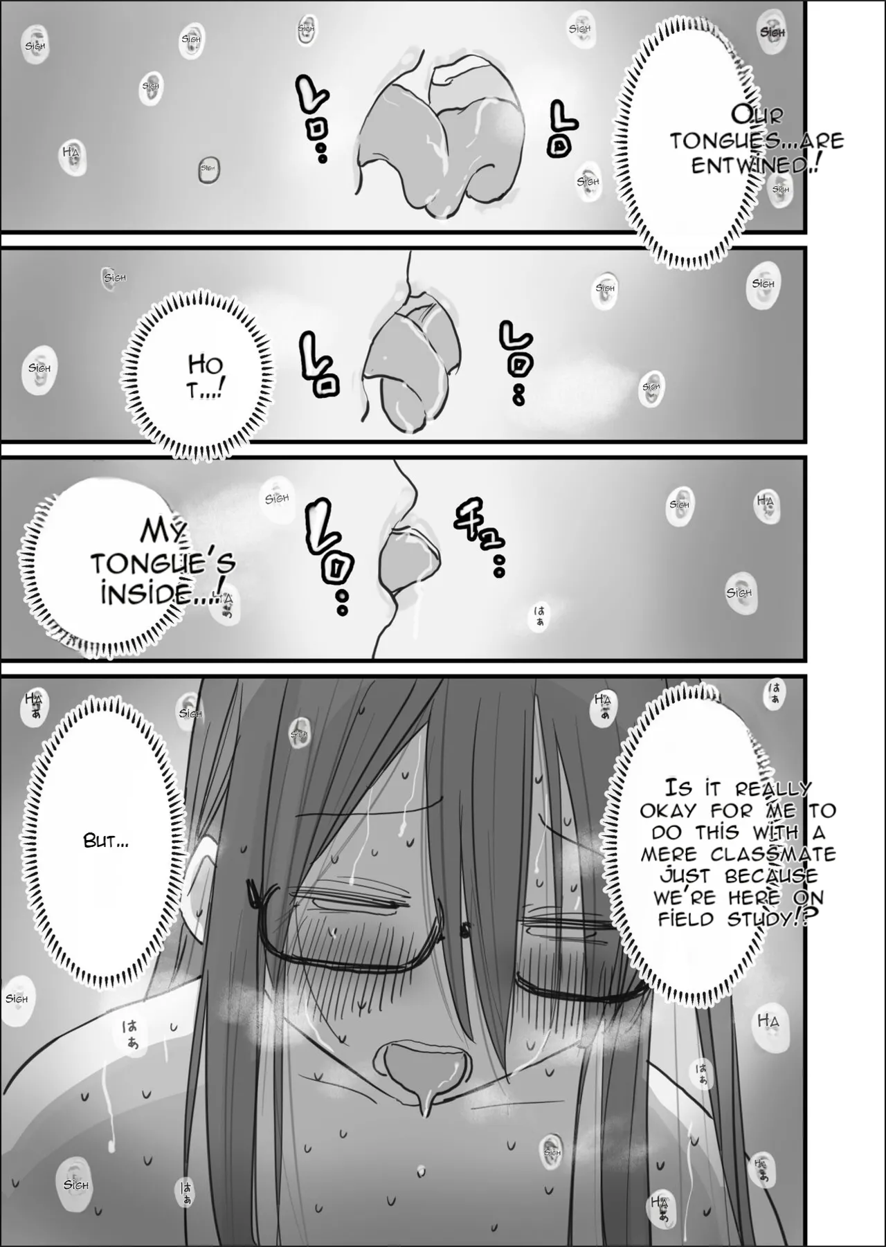 [Hiyashi Makura]Atarashii Seikyouiku ga Hajimatta no de Classmate no Hasegawa-san to 5-kakan ni Wataru Noukou Sex o Suru | Since a New Sex Education Course Has Begun, I'm Having Five Days of Intense Sex with My Classmate, Hasegawa[English] [AI Translated] Page 36