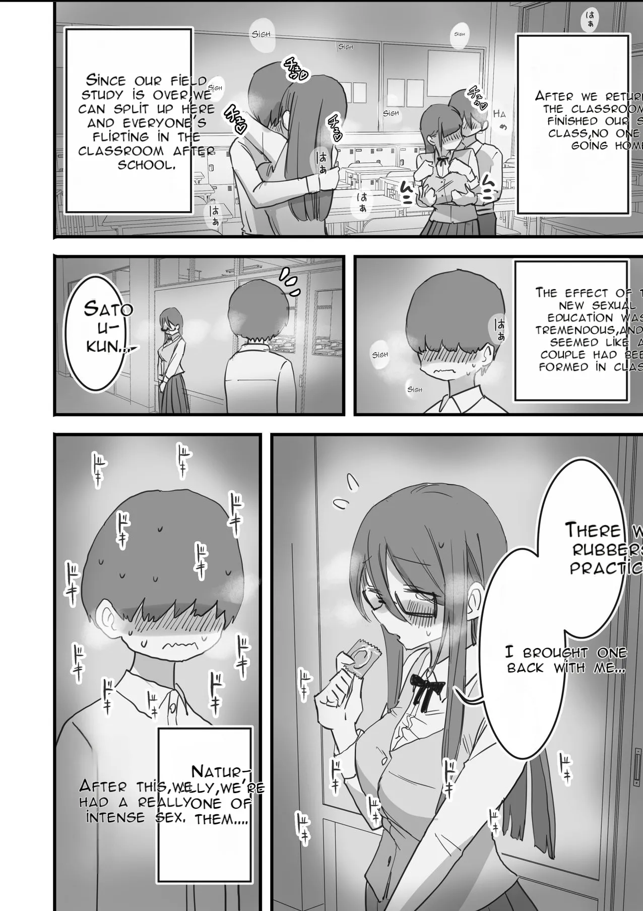 [Hiyashi Makura]Atarashii Seikyouiku ga Hajimatta no de Classmate no Hasegawa-san to 5-kakan ni Wataru Noukou Sex o Suru | Since a New Sex Education Course Has Begun, I'm Having Five Days of Intense Sex with My Classmate, Hasegawa[English] [AI Translated] Page 71