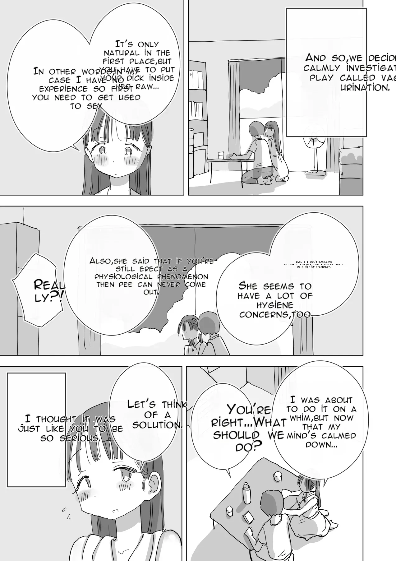 [Hiyashi Makura]Toaru Natsuyasumi no Chitsunai Hounyou Renshuu Nisshi - Boku no Daisuki na Seo-san o Shoubenki toshite Shiyou Shita 28-nichikan | A Certain Summer Vacation: A Diary of Vaginal Urination Training—28 Days of Using My Beloved Seo-san as a Urinal[English] [AI Translated] Page 20