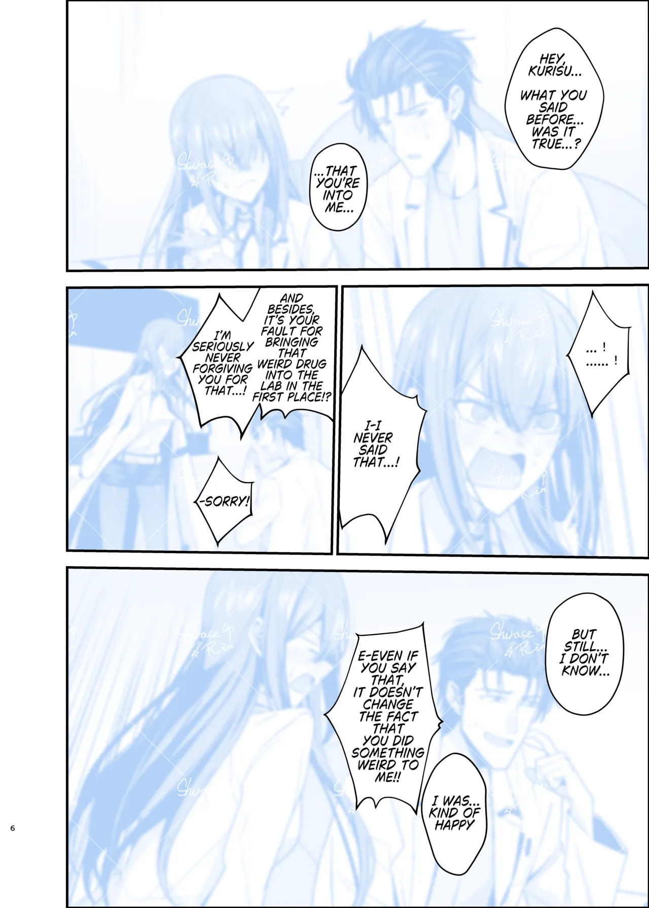 [Shirase Rin (Shirase Rin)]Shinjitsu Setsuzoku no Truth Line | Truth Line of Synchronicity(Steins;Gate) [English] [Digital] Page 6
