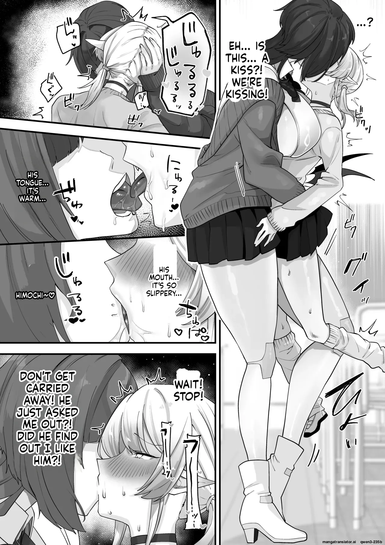 [Shafutsutei Shoudoku (Byakudan)]Houkago, Android to Succubus wa. | After School, Android and Succubus.[English] [Digital] Page 8