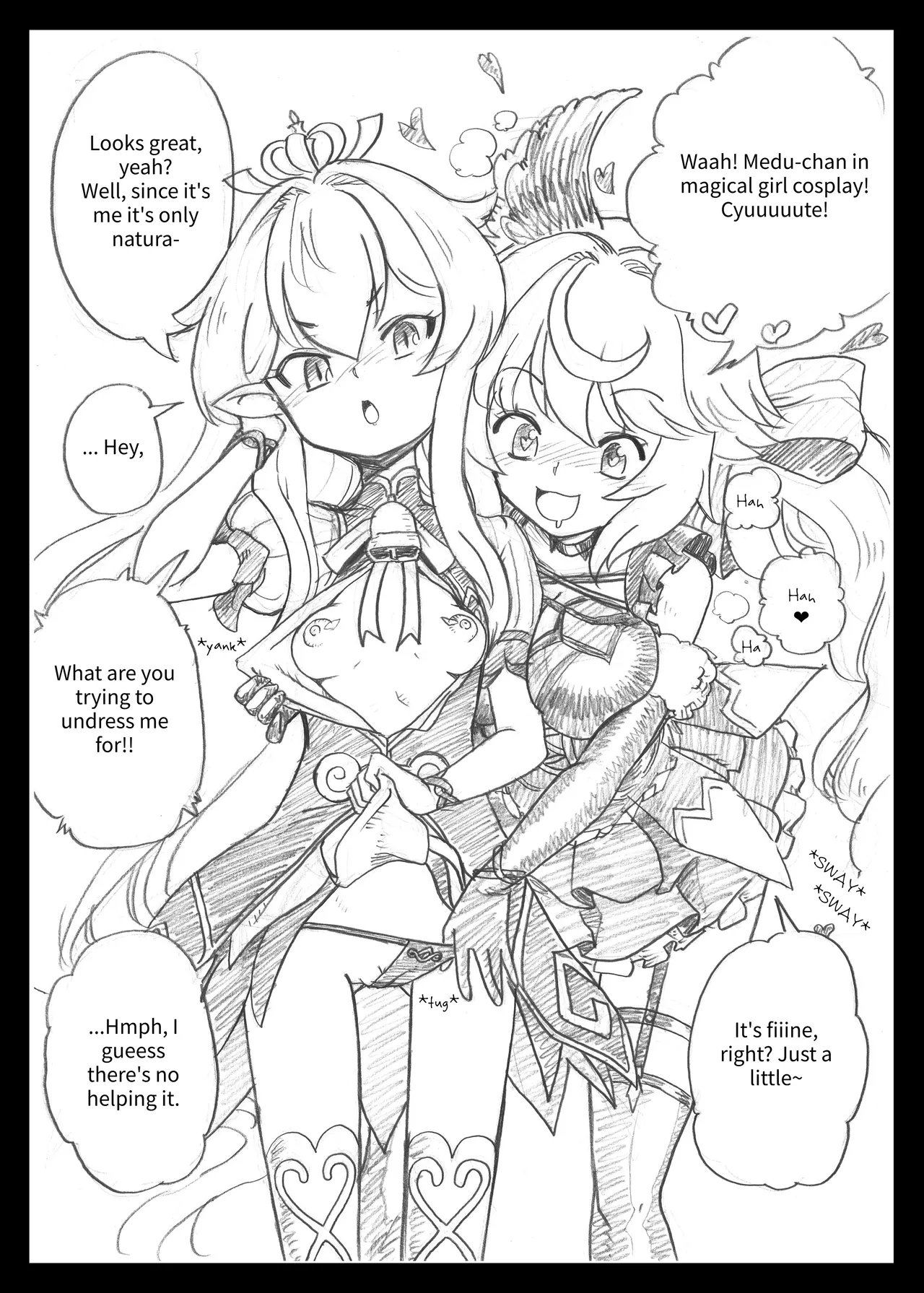 [Show-Taku-Ya! (Syoutaku)]Mahou Shoujo no Lovely and Sweet | Magical Girls Lovely and Sweet[Story 2: Satyr and Medusa] (Granblue Fantasy) [English] [Digital]  [Incomplete] Page 3