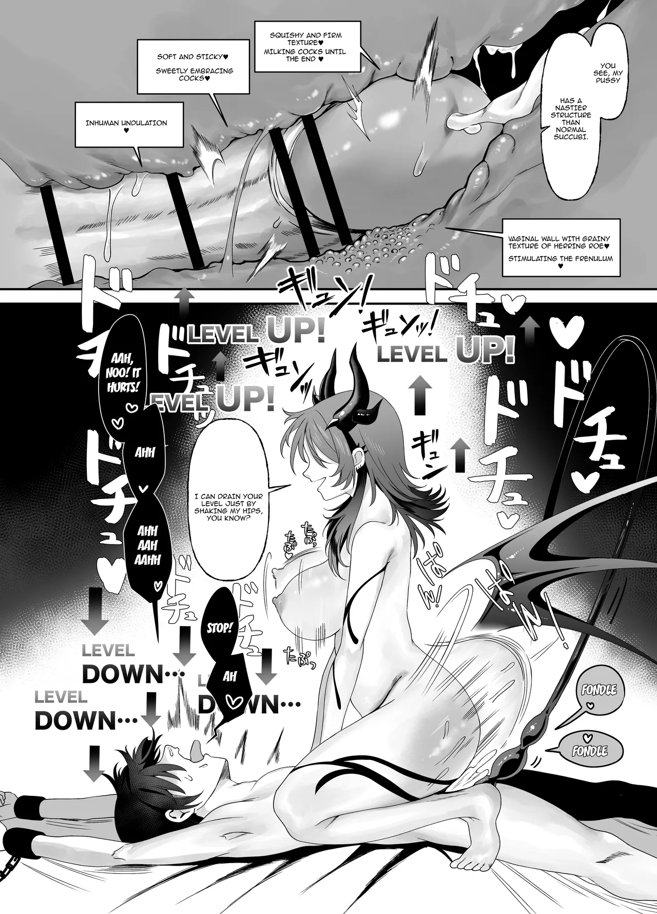 [Permission (Alisame)]Yuusha no Haikijou de Succubus ni Mujihi ni Level Drain Sareru Ohanashi | Story Where I Get My Levels Mercilessly Drained Out Of Me By a Succubus In A Hero Disposal Facility[English] {Doujins.com} Page 15