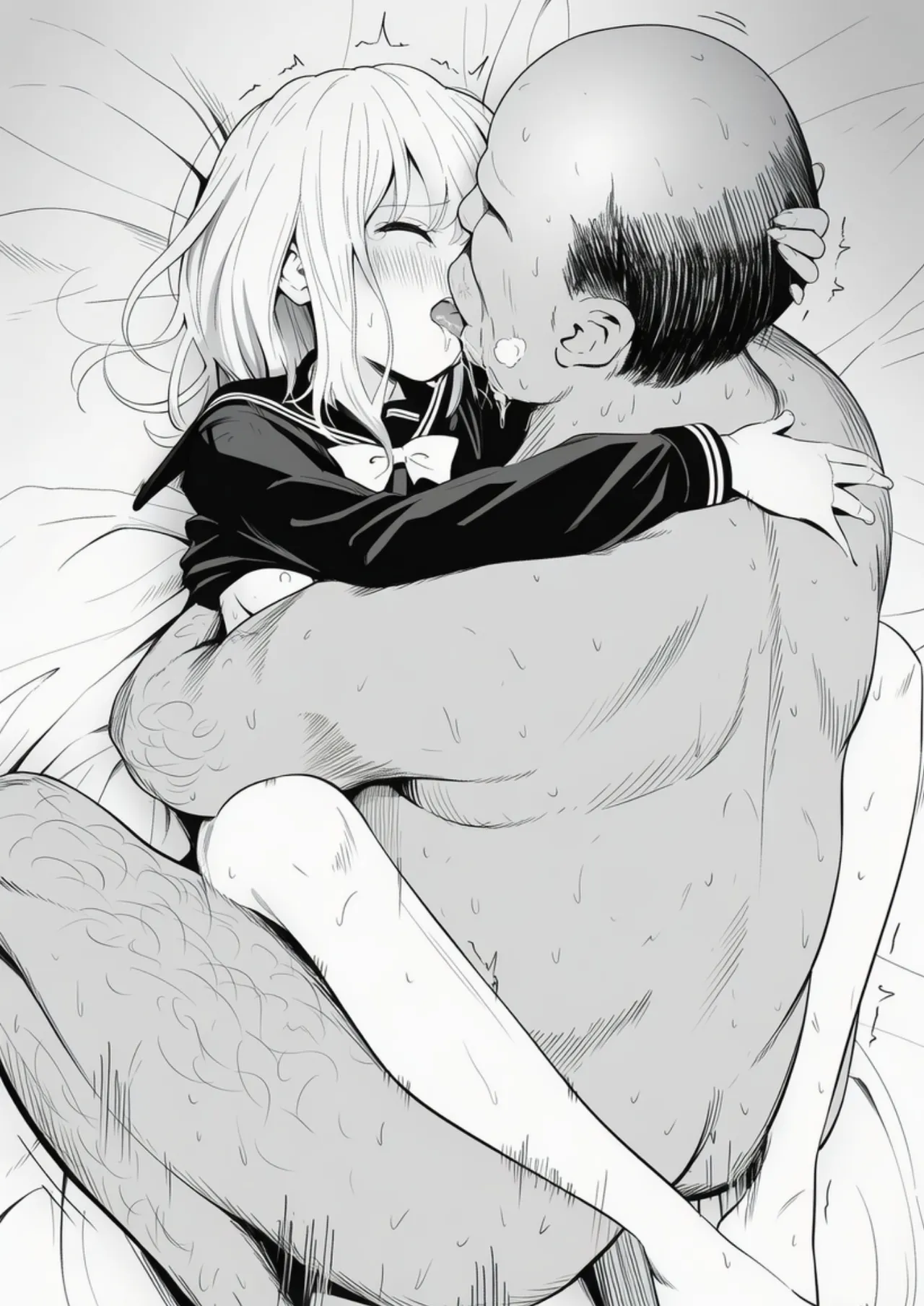 [種付け出版]セックスしないと出られない部屋に親友のパパと閉じ込められたんですけど〜！？[AI Generated][AI translated] Page 176
