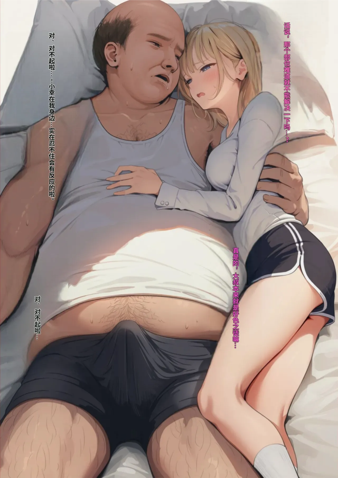 [種付け出版]セックスしないと出られない部屋に親友のパパと閉じ込められたんですけど〜！？[AI Generated][AI translated] Page 49