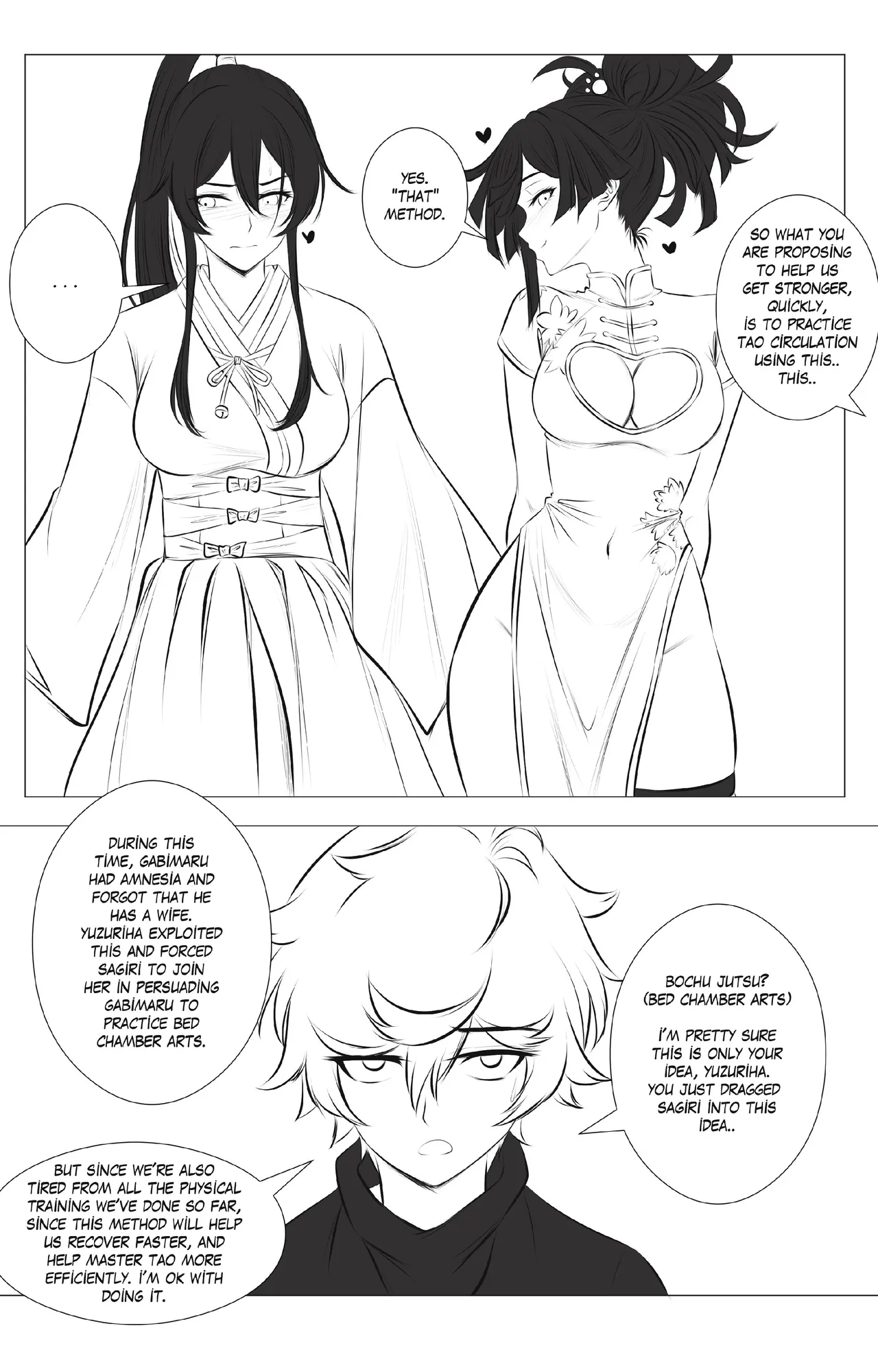 [Aishcream]Girl's Paradise - Sagiri Vs. Yuzuriha Pt. 1(Jigokuraku) Page 2