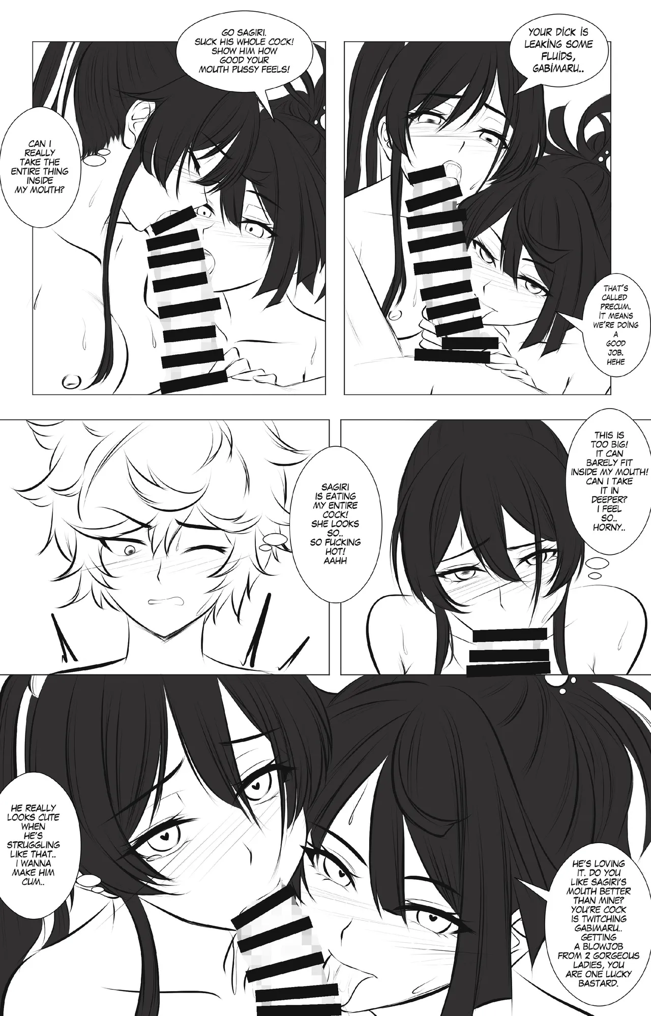 [Aishcream]Girl's Paradise - Sagiri Vs. Yuzuriha Pt. 1(Jigokuraku) Page 8