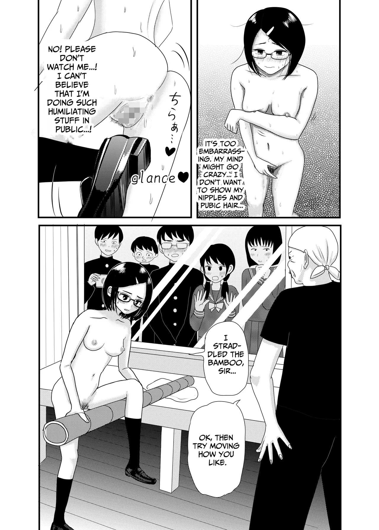 [Mizuko no Pasta (Kinoko Kurage)]Fully Naked Humiliating Bamboo Kneaded Ramen Noodles[English] [Translators Unite] [Digital] Page 9