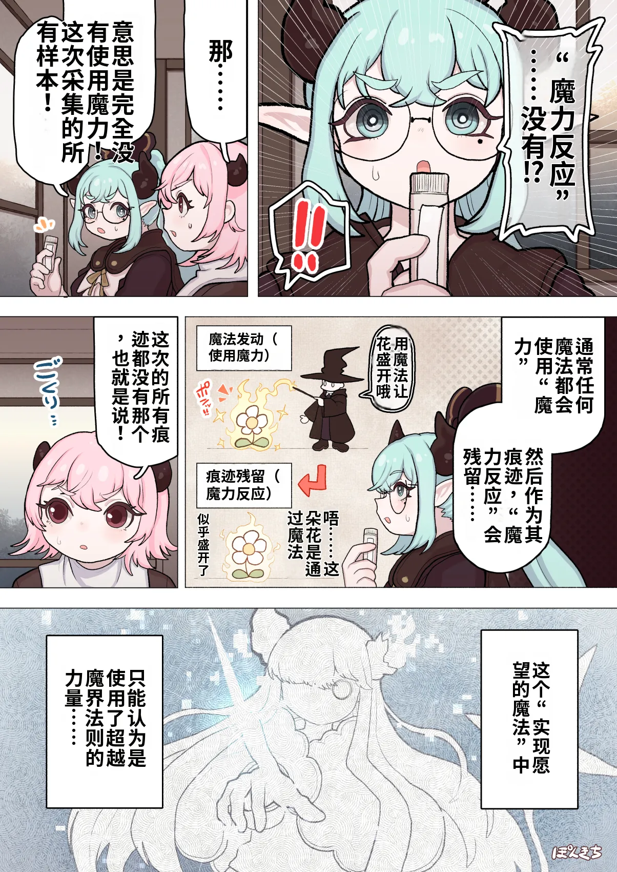 [Ponkichi no Sato (Ponkichi)]Succubus no Sensei FILE.11 "Majokko Succubus Hen" Page 56