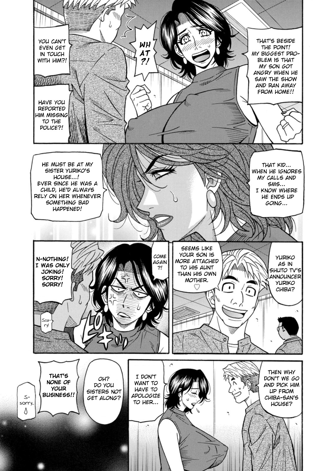 [Ozaki Akira]Miboujin Ana Ruriko no Hinichijuu - The Extraordinary Life of Widow Announcer Ruriko Ch. 1-3[English] Page 47