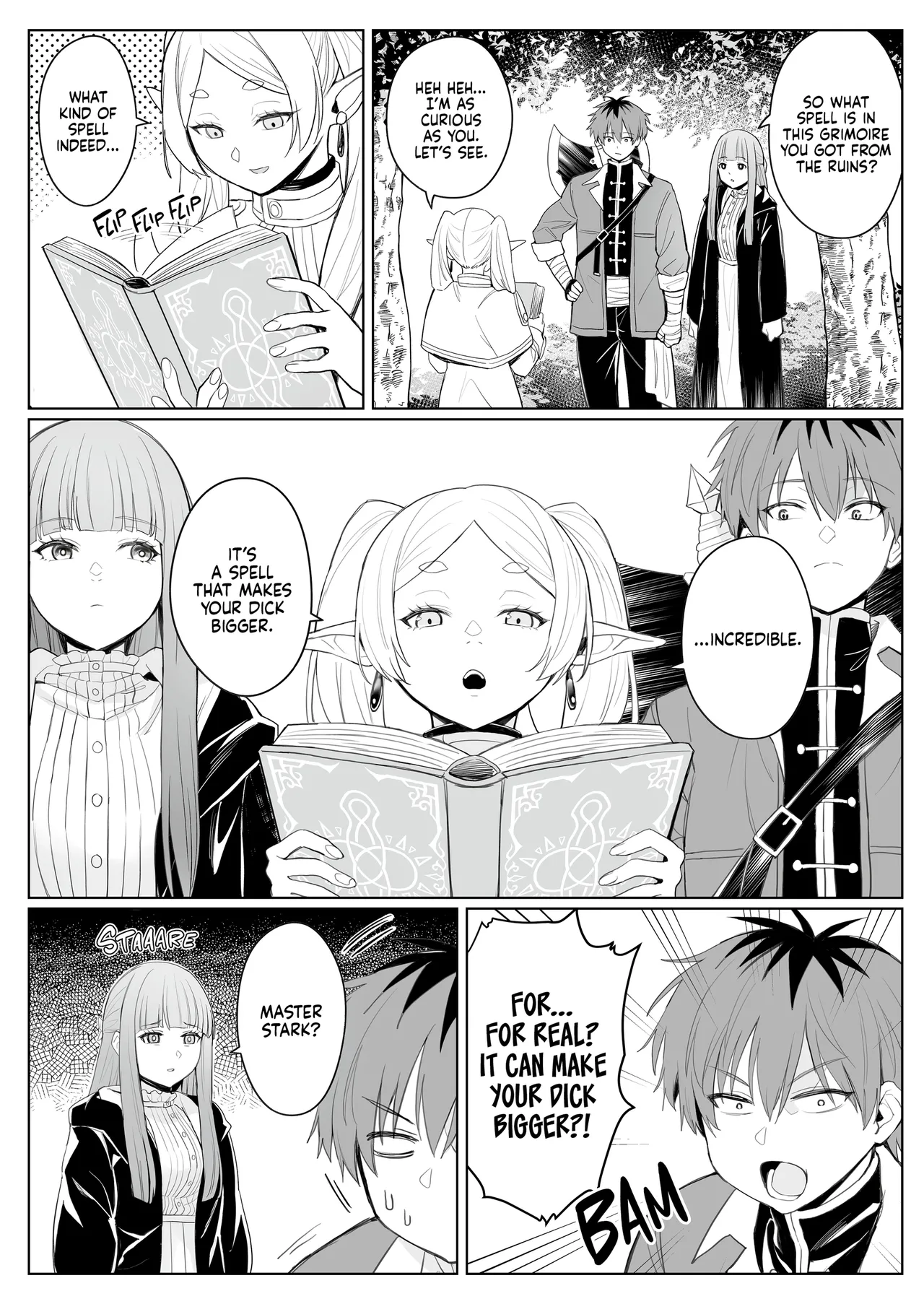 [COMEX (Zhen Lu)]Chinchin ga Ookiku Naru Mahou | A Spell That Makes Your Dick Bigger(Sousou no Frieren) [English] [Summer Salt] [Decensored] [Digital] Page 2