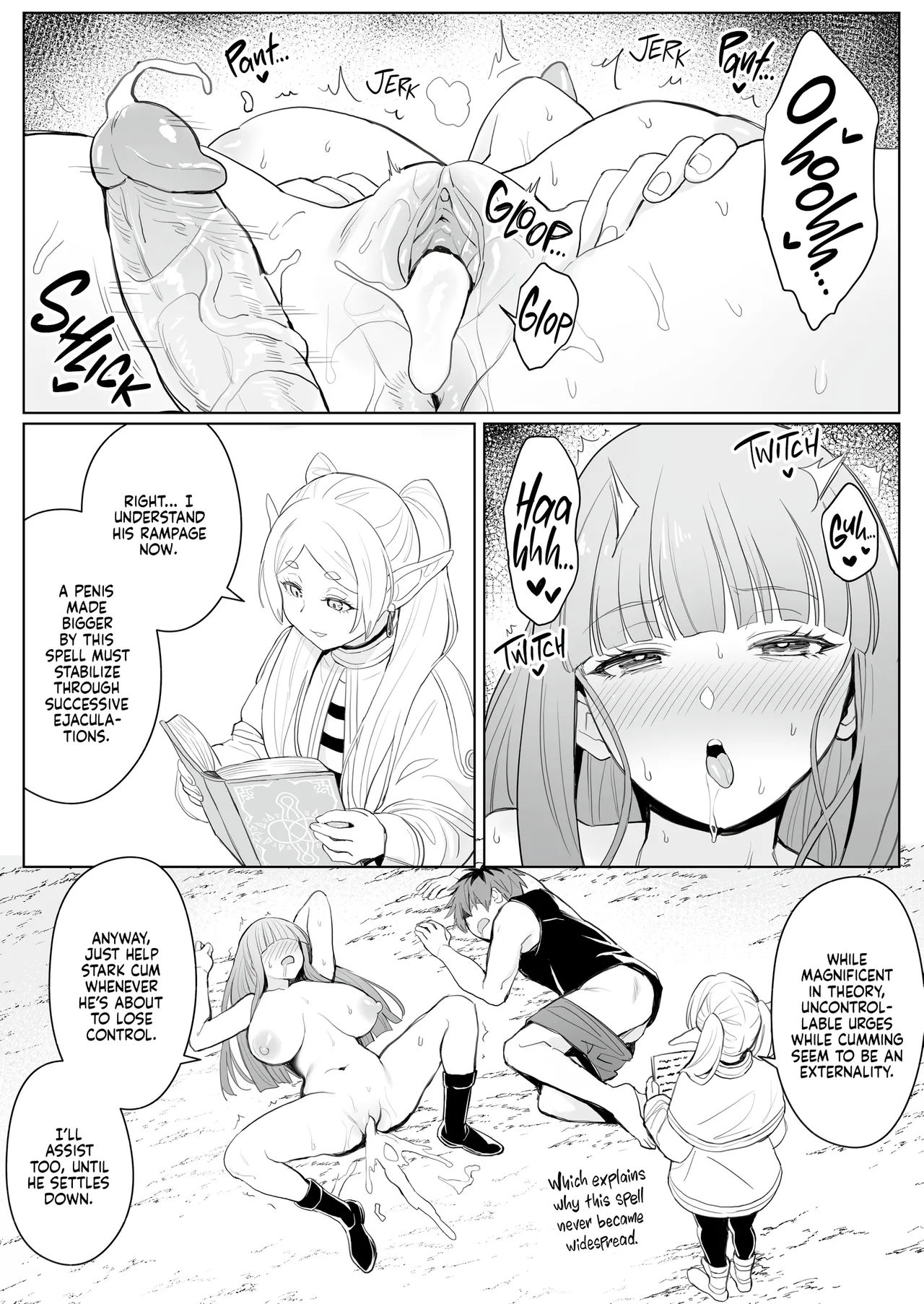 [COMEX (Zhen Lu)]Chinchin ga Ookiku Naru Mahou | A Spell That Makes Your Dick Bigger(Sousou no Frieren) [English] [Summer Salt] [Decensored] [Digital] Page 9