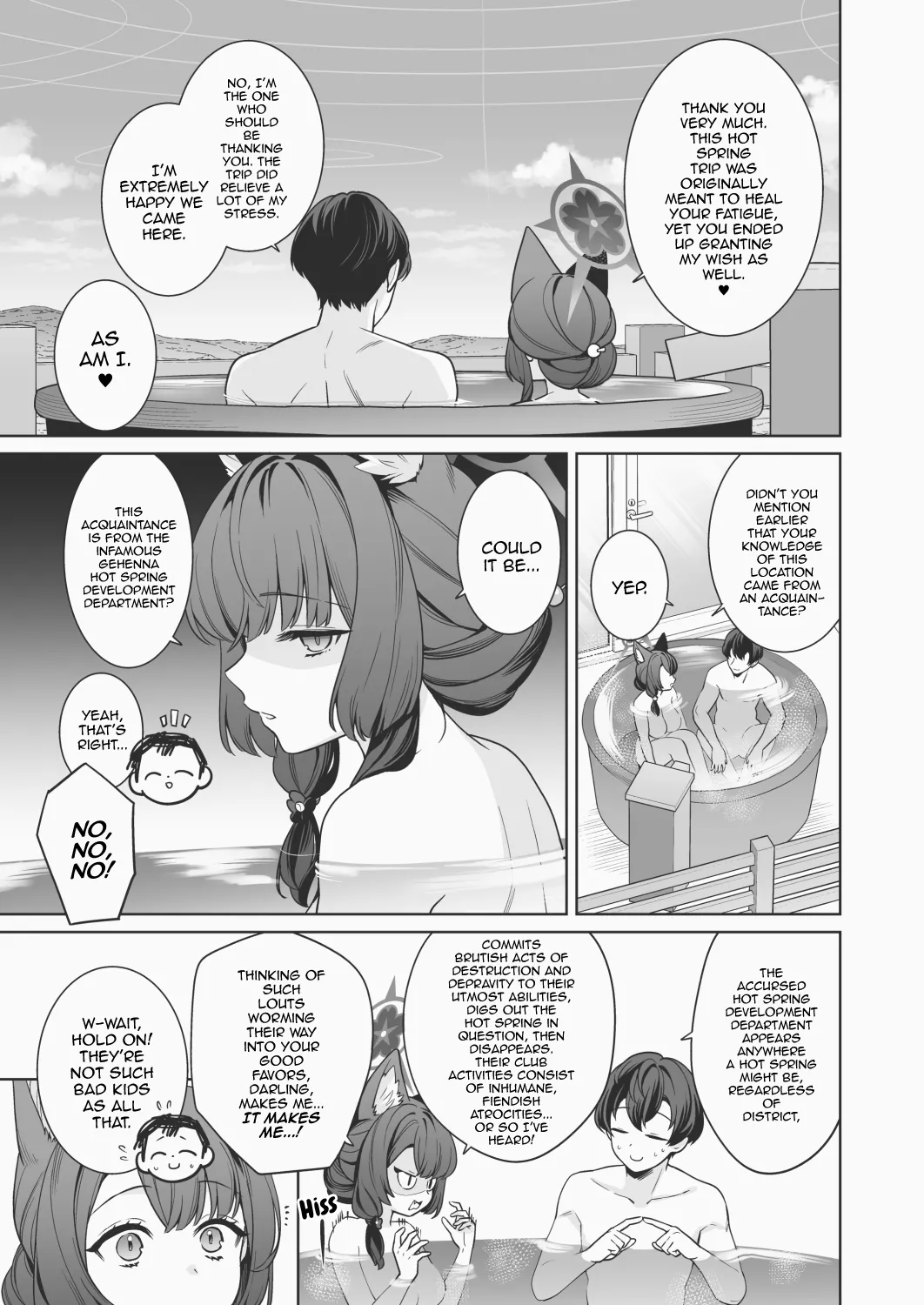 [Ichinomiya]Onsen Kai Wakamo-bon Omake Ecchi Manga | Hot Spring Wakamo Book Bonus Sex Manga(Blue Archive) [English] [mysterymeat3] Page 4