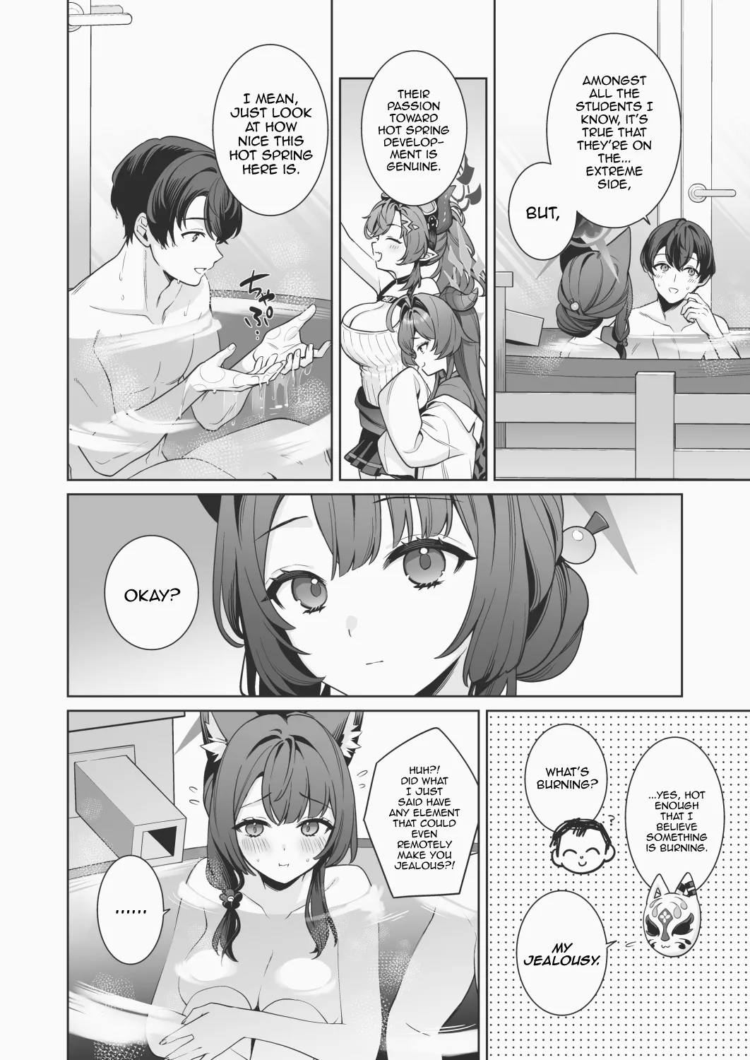 [Ichinomiya]Onsen Kai Wakamo-bon Omake Ecchi Manga | Hot Spring Wakamo Book Bonus Sex Manga(Blue Archive) [English] [mysterymeat3] Page 5