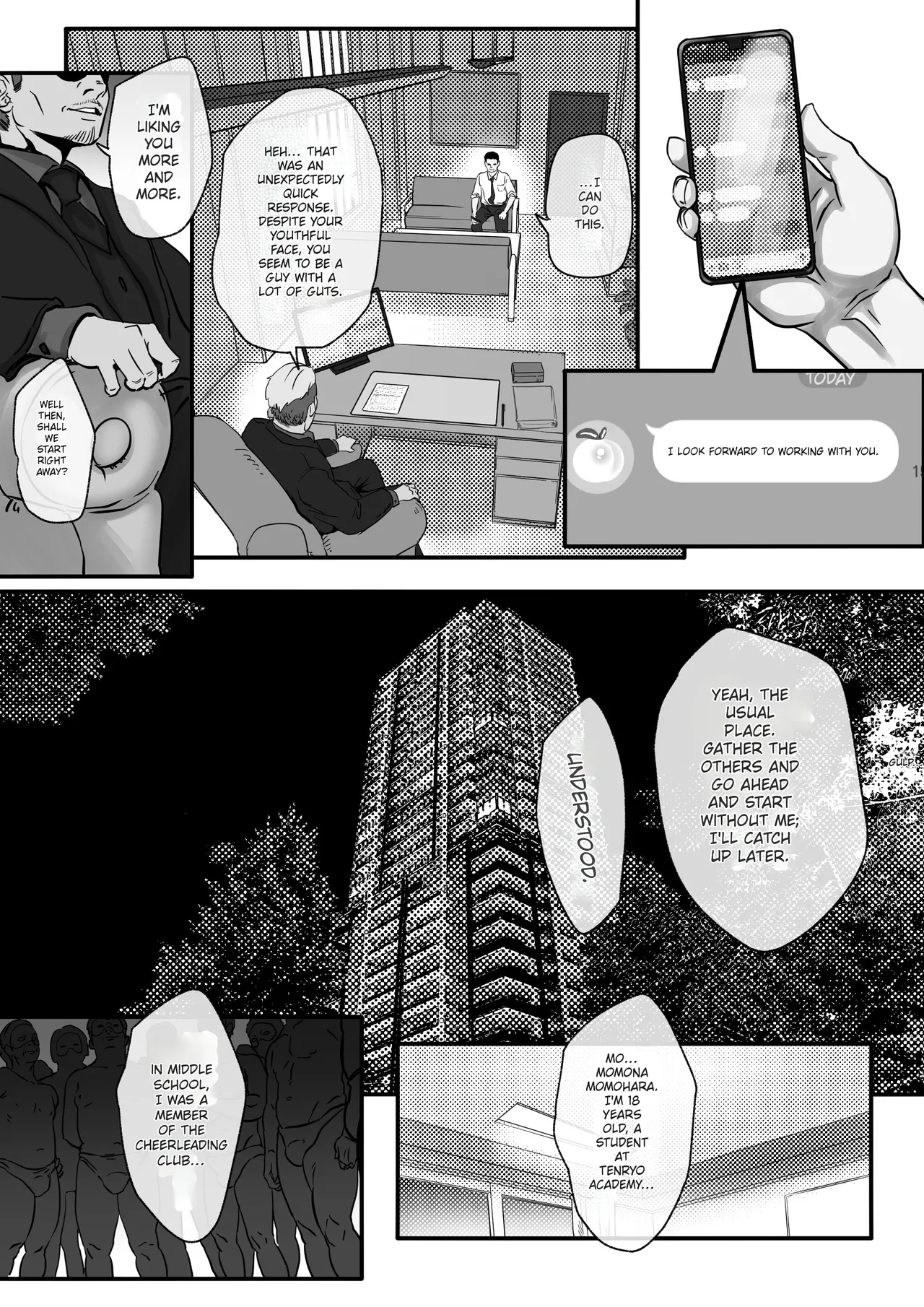 [Jzargo]Osananajimi to Musubareru Hazu datta Idol Shibou Momona-chan ga Ojisan no Aijin ni Naru Hanashi. | The Story of Momona-chan, an Aspiring Idol Who Was Supposed to End Up With Her Childhood Friend, but Ends Up Becoming an Older Man's Mistress.[English] [MTL] Page 10