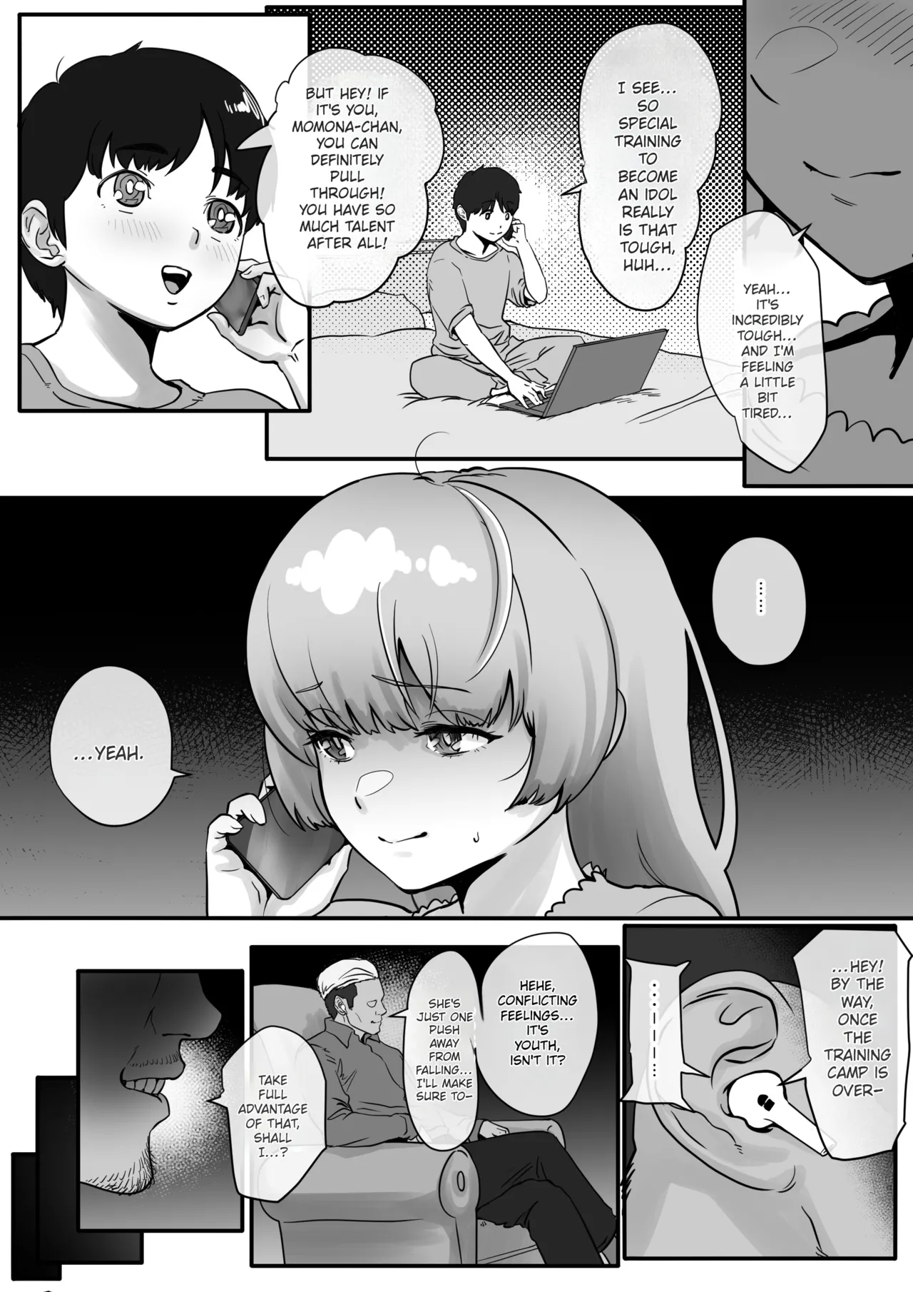 [Jzargo]Osananajimi to Musubareru Hazu datta Idol Shibou Momona-chan ga Ojisan no Aijin ni Naru Hanashi. | The Story of Momona-chan, an Aspiring Idol Who Was Supposed to End Up With Her Childhood Friend, but Ends Up Becoming an Older Man's Mistress.[English] [MTL] Page 29