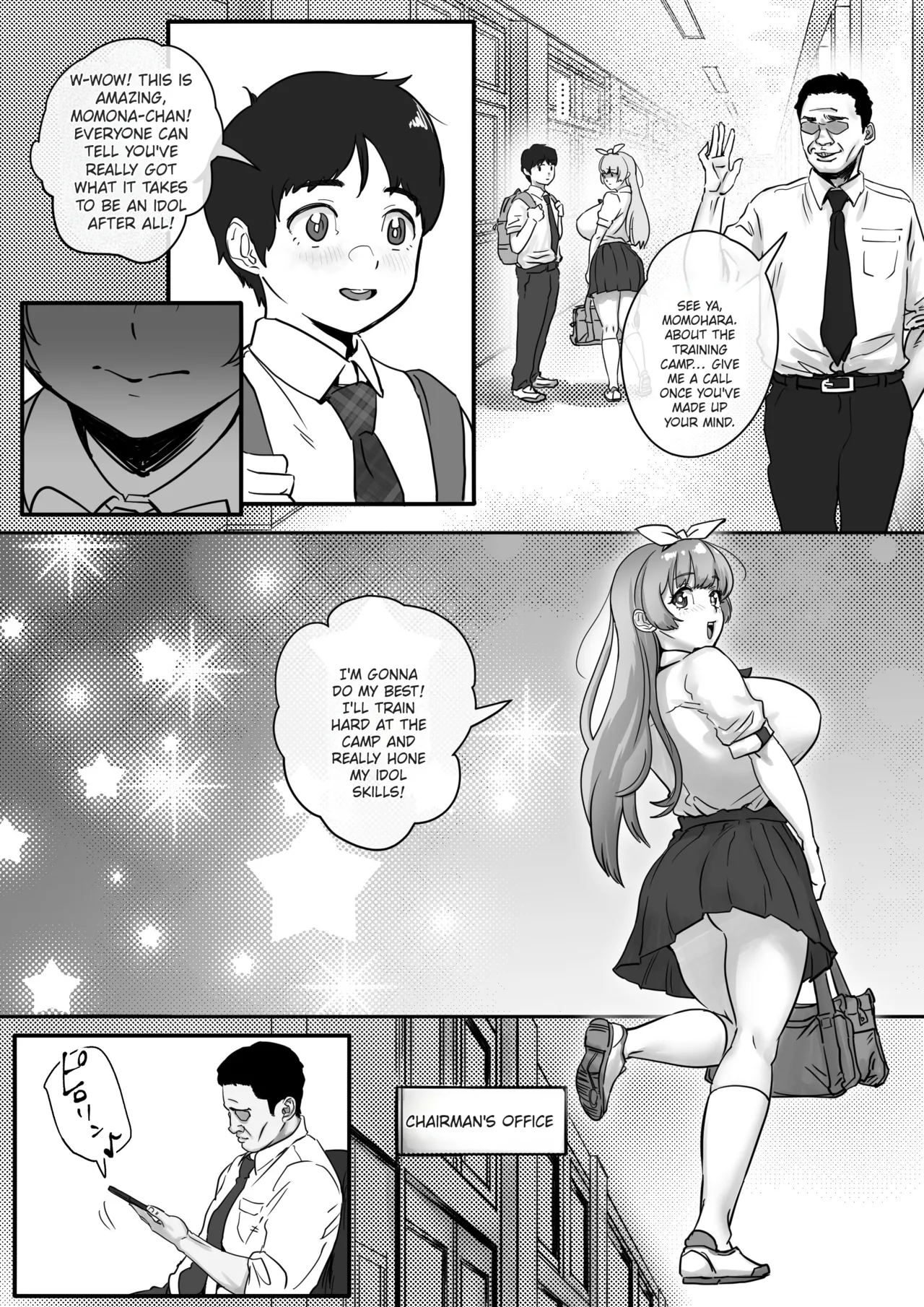 [Jzargo]Osananajimi to Musubareru Hazu datta Idol Shibou Momona-chan ga Ojisan no Aijin ni Naru Hanashi. | The Story of Momona-chan, an Aspiring Idol Who Was Supposed to End Up With Her Childhood Friend, but Ends Up Becoming an Older Man's Mistress.[English] [MTL] Page 9
