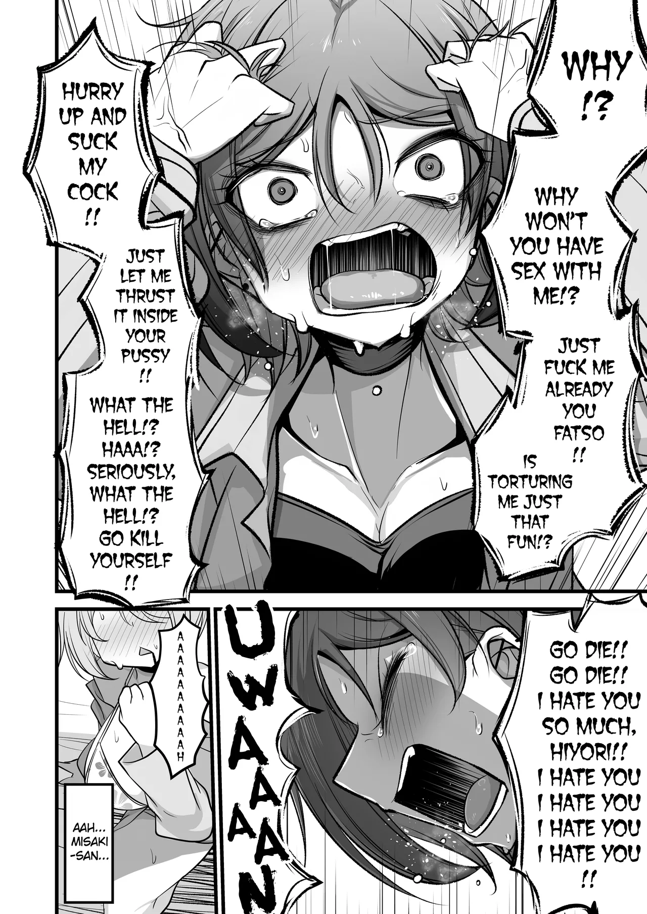 [Akagai (Mine Thrower)]Do-S Hiyori VS Futa-chin Misaki-chan(Blue Archive) [English] [Digital] Page 13