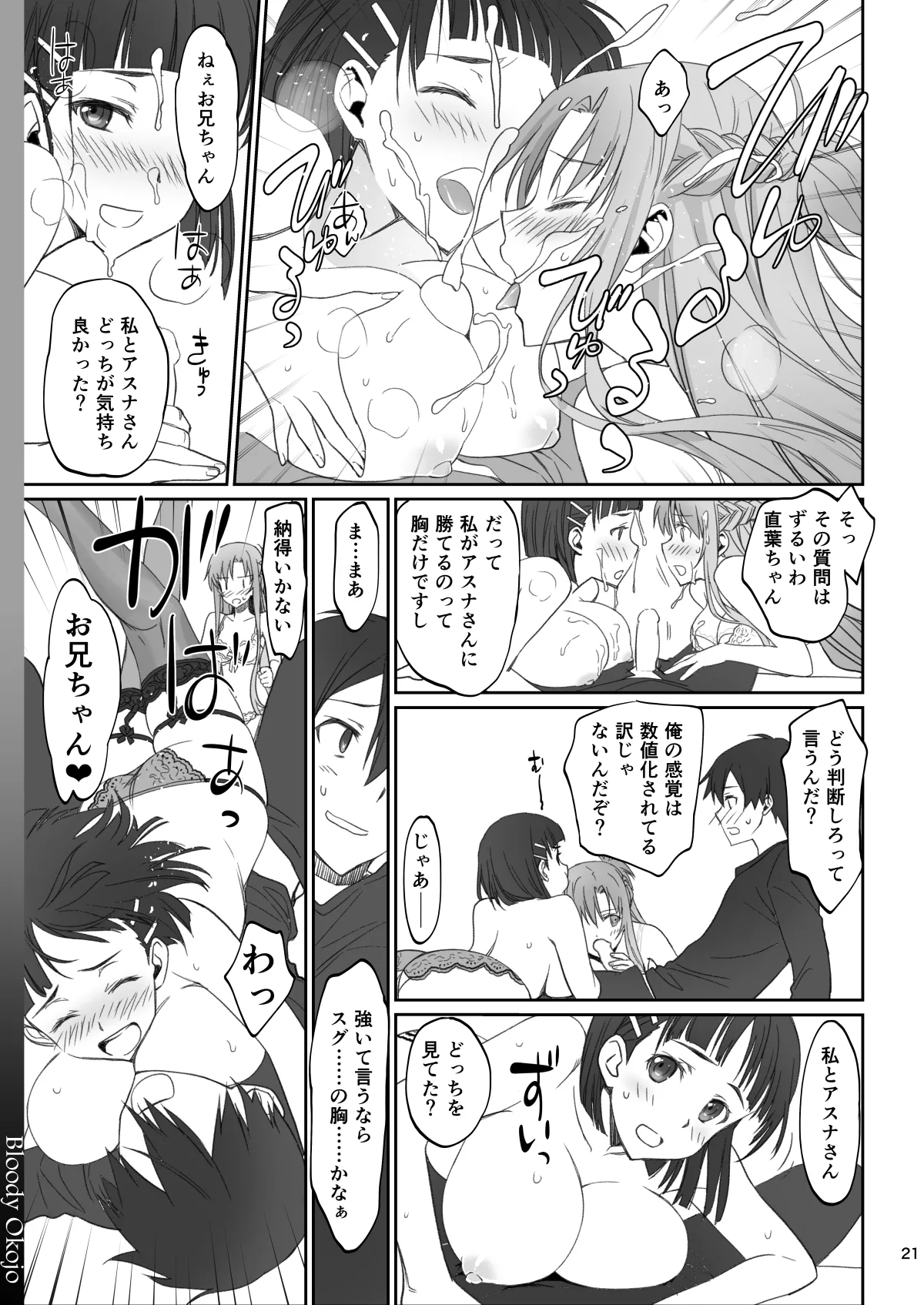 [Bloody Okojo (Caviar, Mojyako)]Voyeuristic Disorder(Sword Art Online) [Digital] Page 21