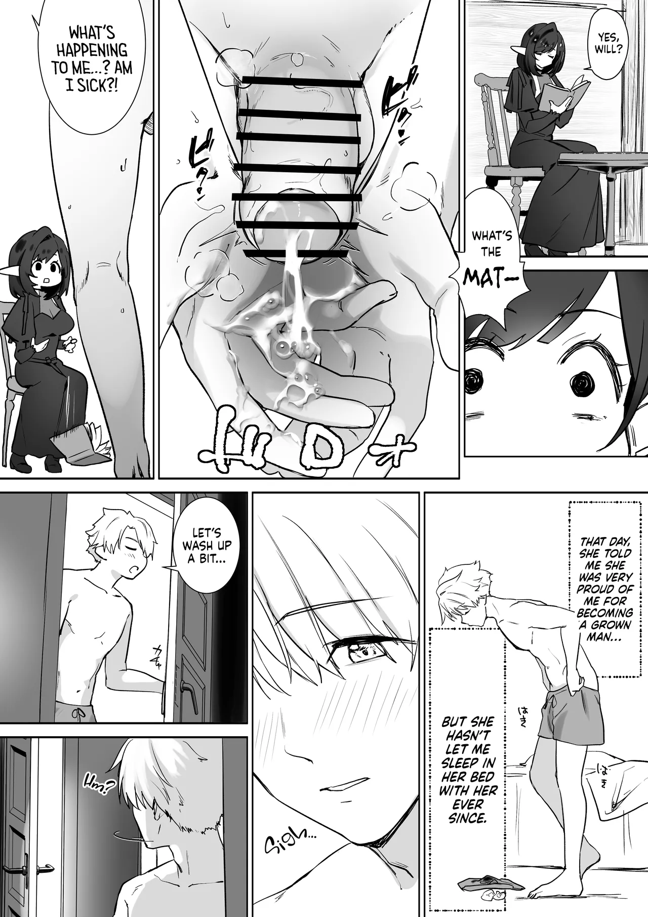 [Otete (Koyubimaru)]Elf no Milk de Otona ni Narimashita ー I Drank Elven Breast Milk Every Day to Grow Up Big and Strong[English] [head empty] [Digital] Page 16