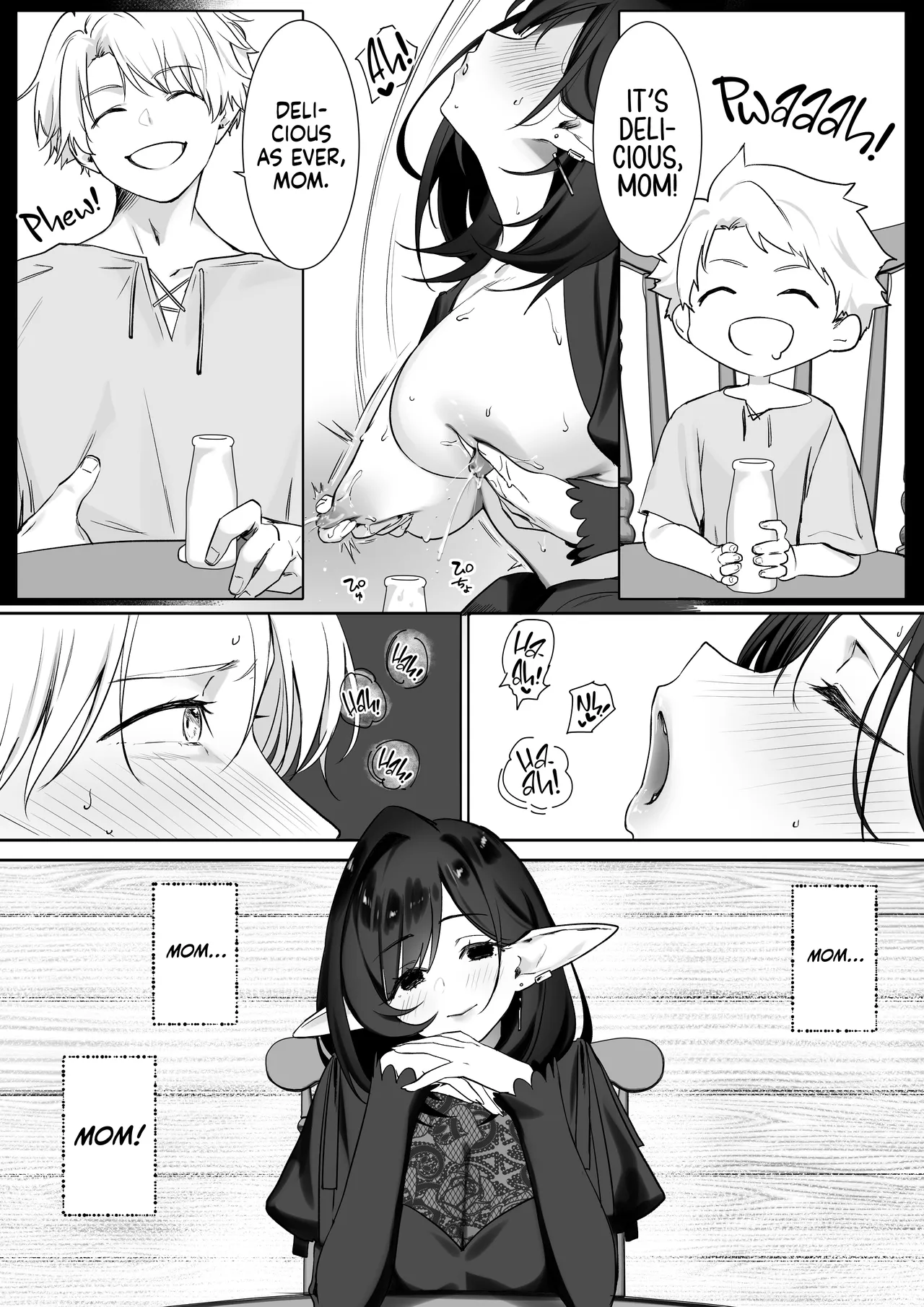[Otete (Koyubimaru)]Elf no Milk de Otona ni Narimashita ー I Drank Elven Breast Milk Every Day to Grow Up Big and Strong[English] [head empty] [Digital] Page 19