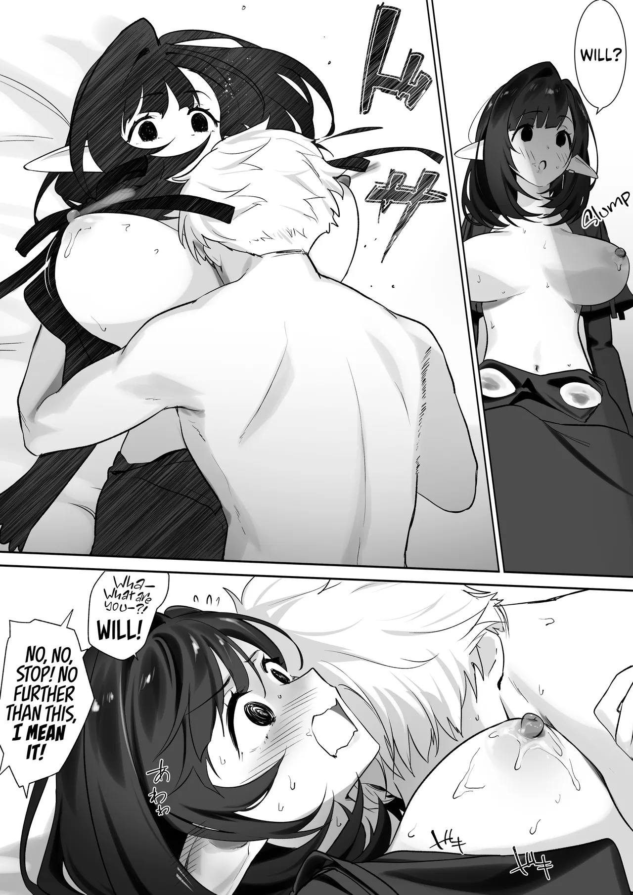 [Otete (Koyubimaru)]Elf no Milk de Otona ni Narimashita ー I Drank Elven Breast Milk Every Day to Grow Up Big and Strong[English] [head empty] [Digital] Page 34