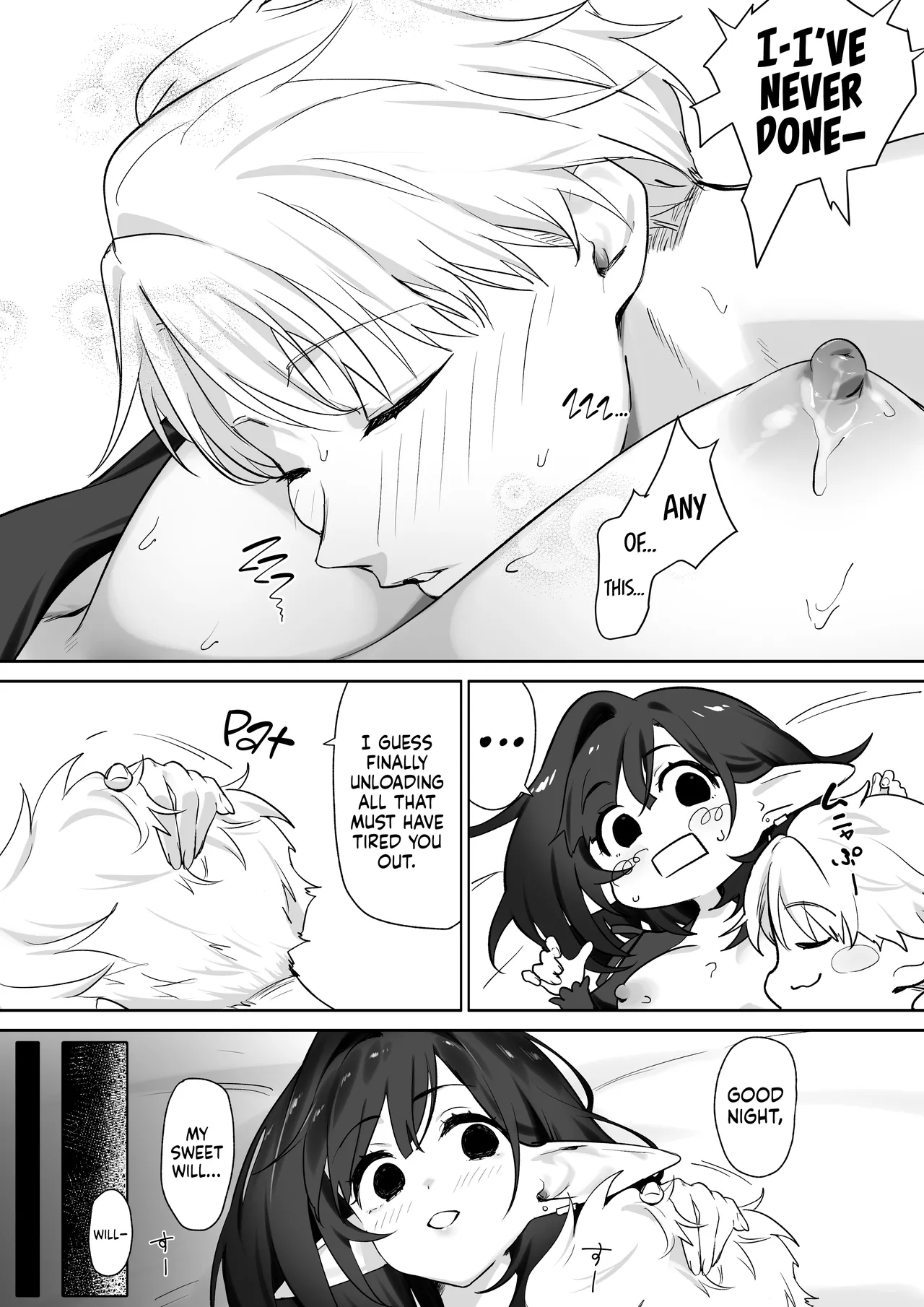 [Otete (Koyubimaru)]Elf no Milk de Otona ni Narimashita ー I Drank Elven Breast Milk Every Day to Grow Up Big and Strong[English] [head empty] [Digital] Page 35