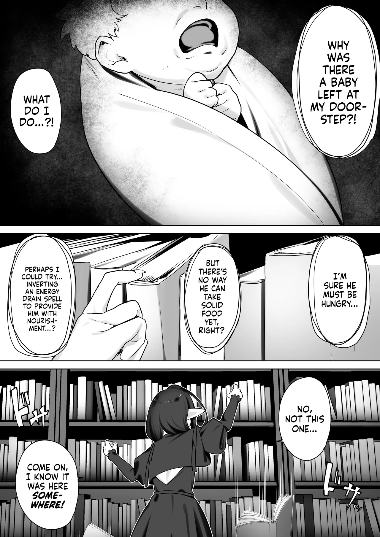 [Otete (Koyubimaru)]Elf no Milk de Otona ni Narimashita ー I Drank Elven Breast Milk Every Day to Grow Up Big and Strong[English] [head empty] [Digital] Page 4