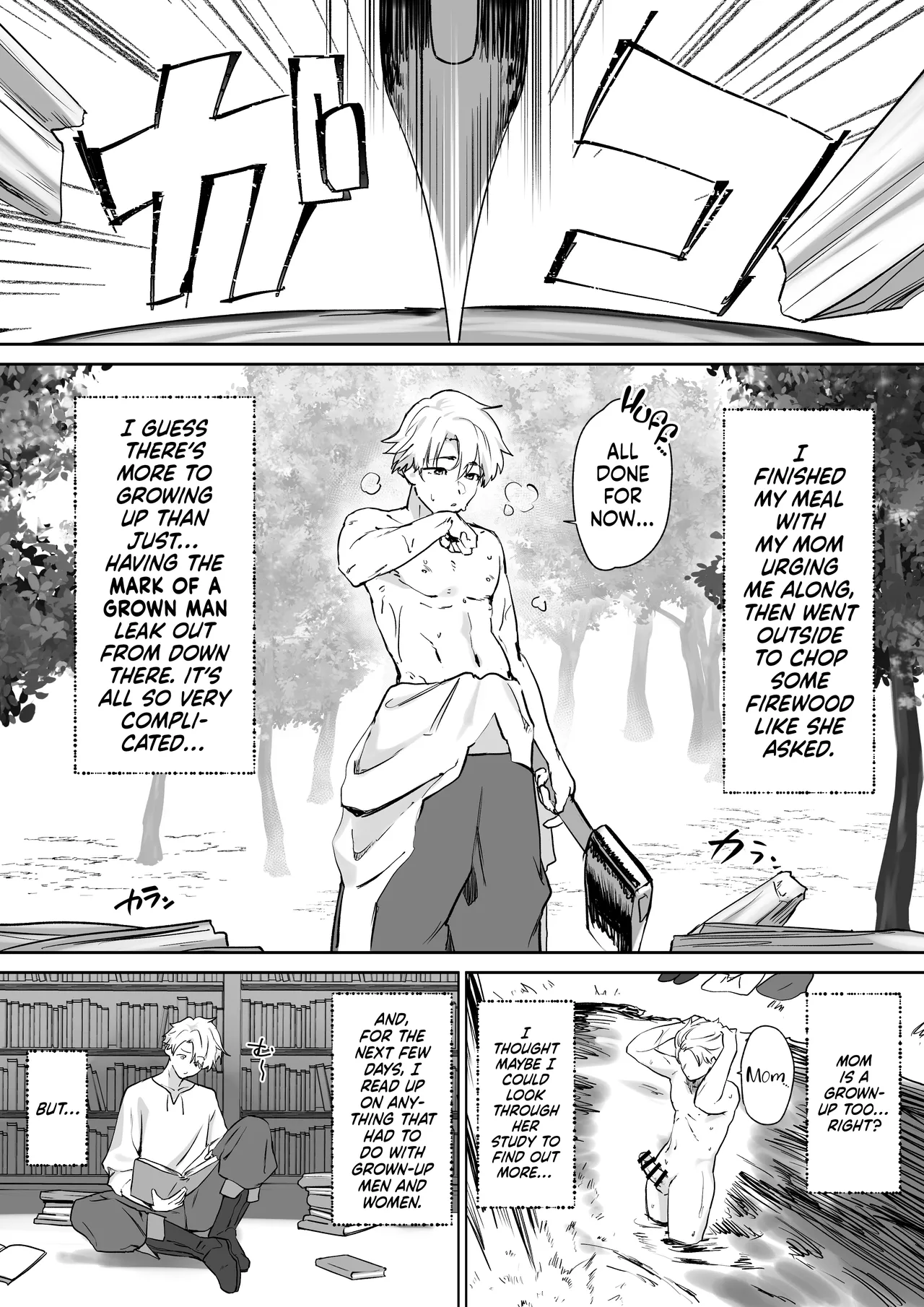 [Otete (Koyubimaru)]Elf no Milk de Otona ni Narimashita ー I Drank Elven Breast Milk Every Day to Grow Up Big and Strong[English] [head empty] [Digital] Page 42