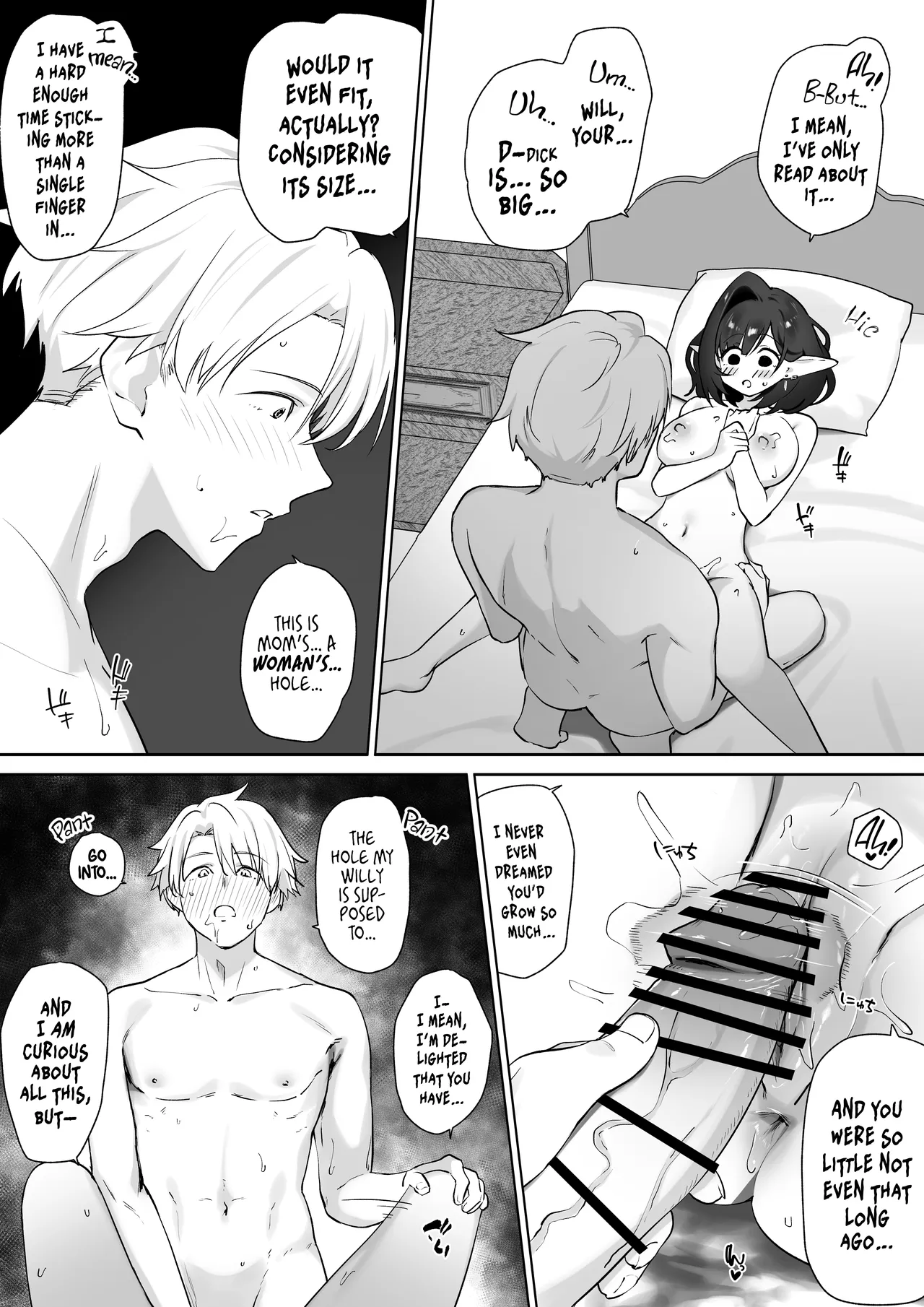[Otete (Koyubimaru)]Elf no Milk de Otona ni Narimashita ー I Drank Elven Breast Milk Every Day to Grow Up Big and Strong[English] [head empty] [Digital] Page 59