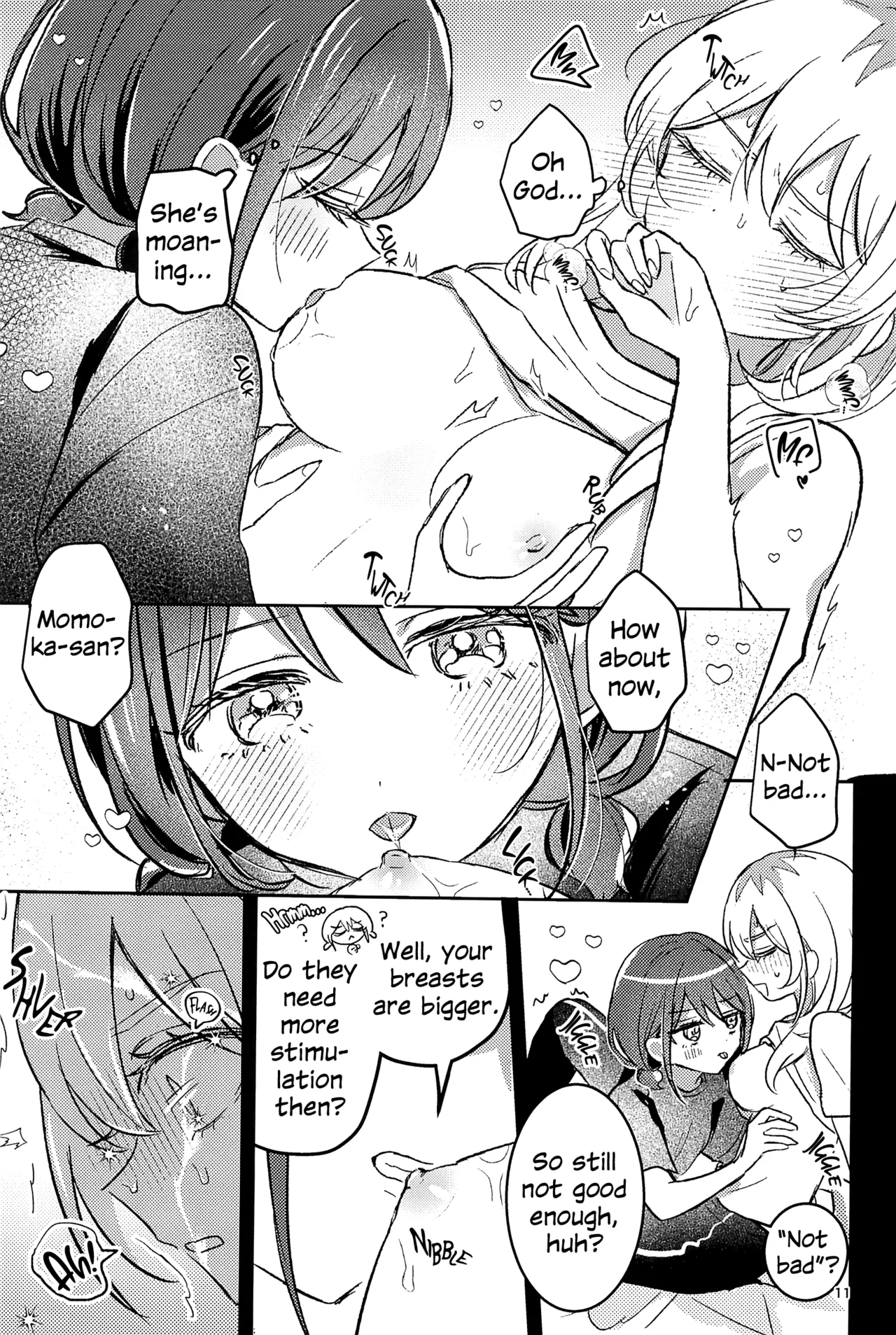 (Zenbu Buchikome. 7) [Hamu-chan Daisuki (Momi)]One Room, One Moment(Girls Band Cry) [English] Page 10
