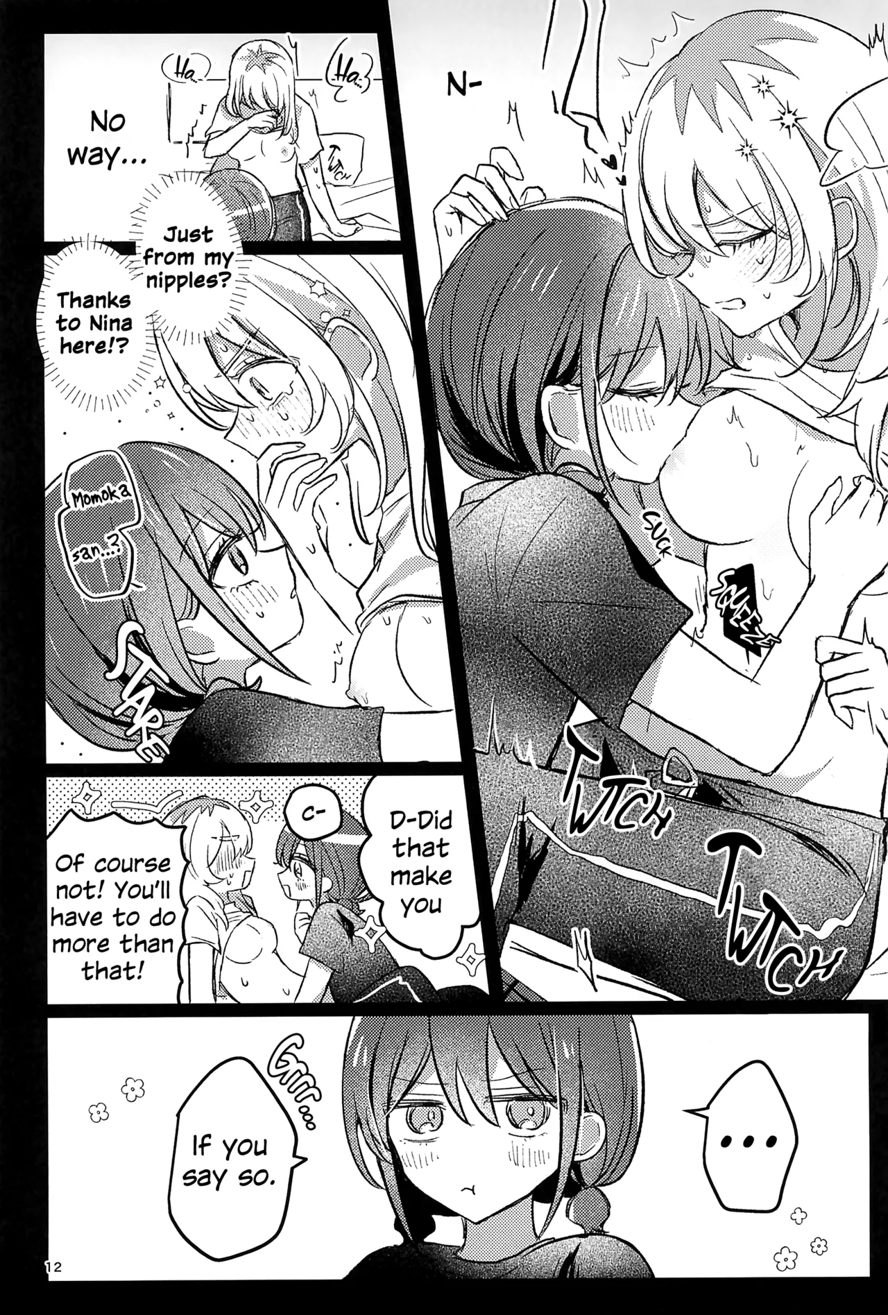 (Zenbu Buchikome. 7) [Hamu-chan Daisuki (Momi)]One Room, One Moment(Girls Band Cry) [English] Page 11