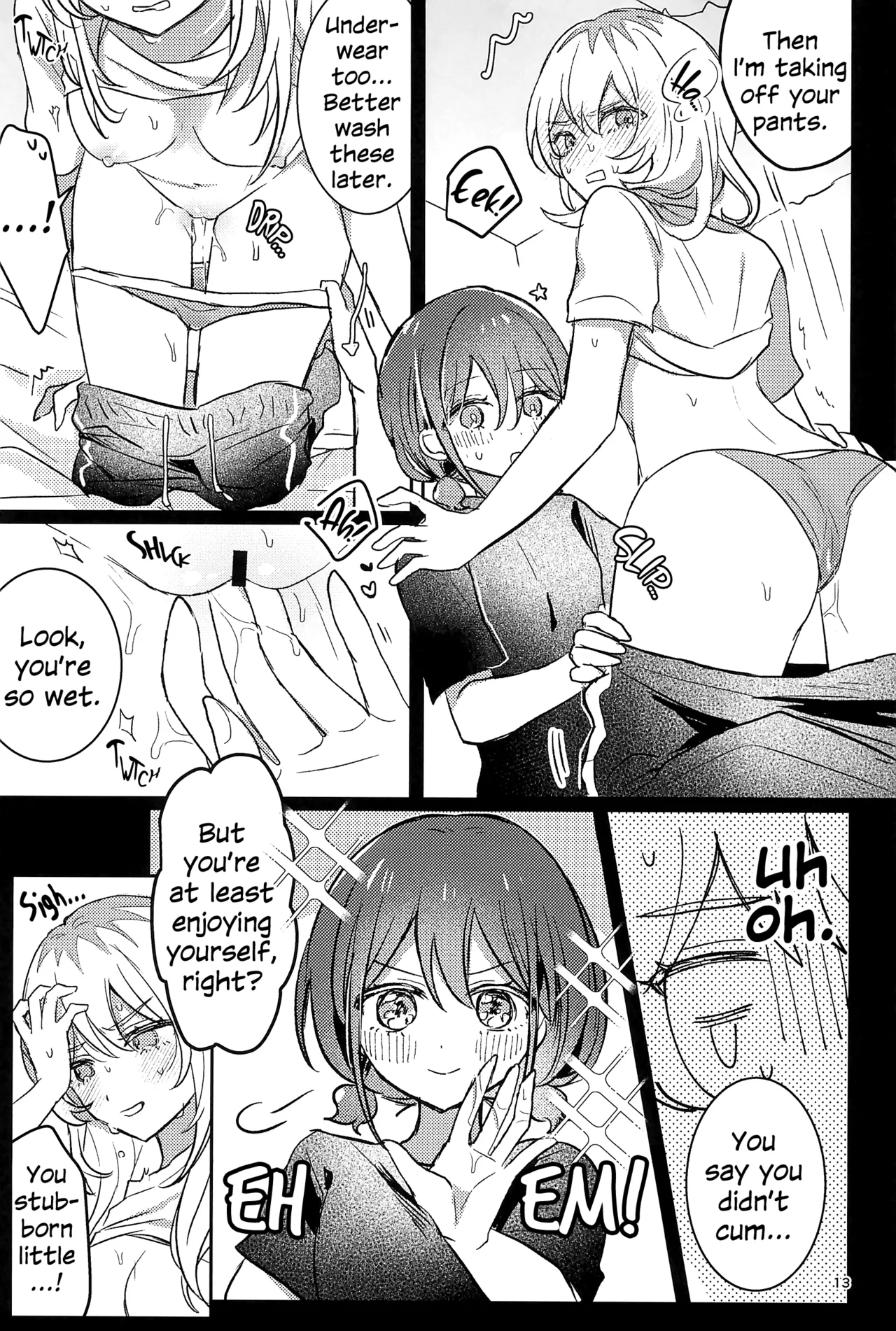 (Zenbu Buchikome. 7) [Hamu-chan Daisuki (Momi)]One Room, One Moment(Girls Band Cry) [English] Page 12