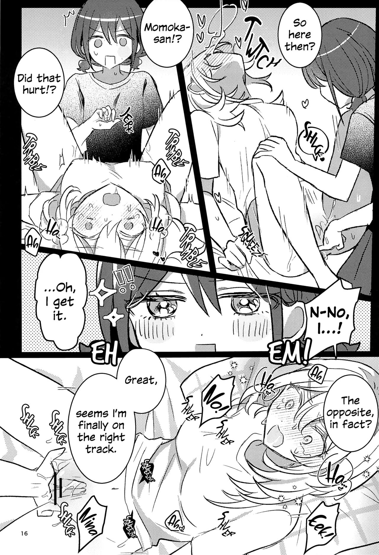 (Zenbu Buchikome. 7) [Hamu-chan Daisuki (Momi)]One Room, One Moment(Girls Band Cry) [English] Page 15