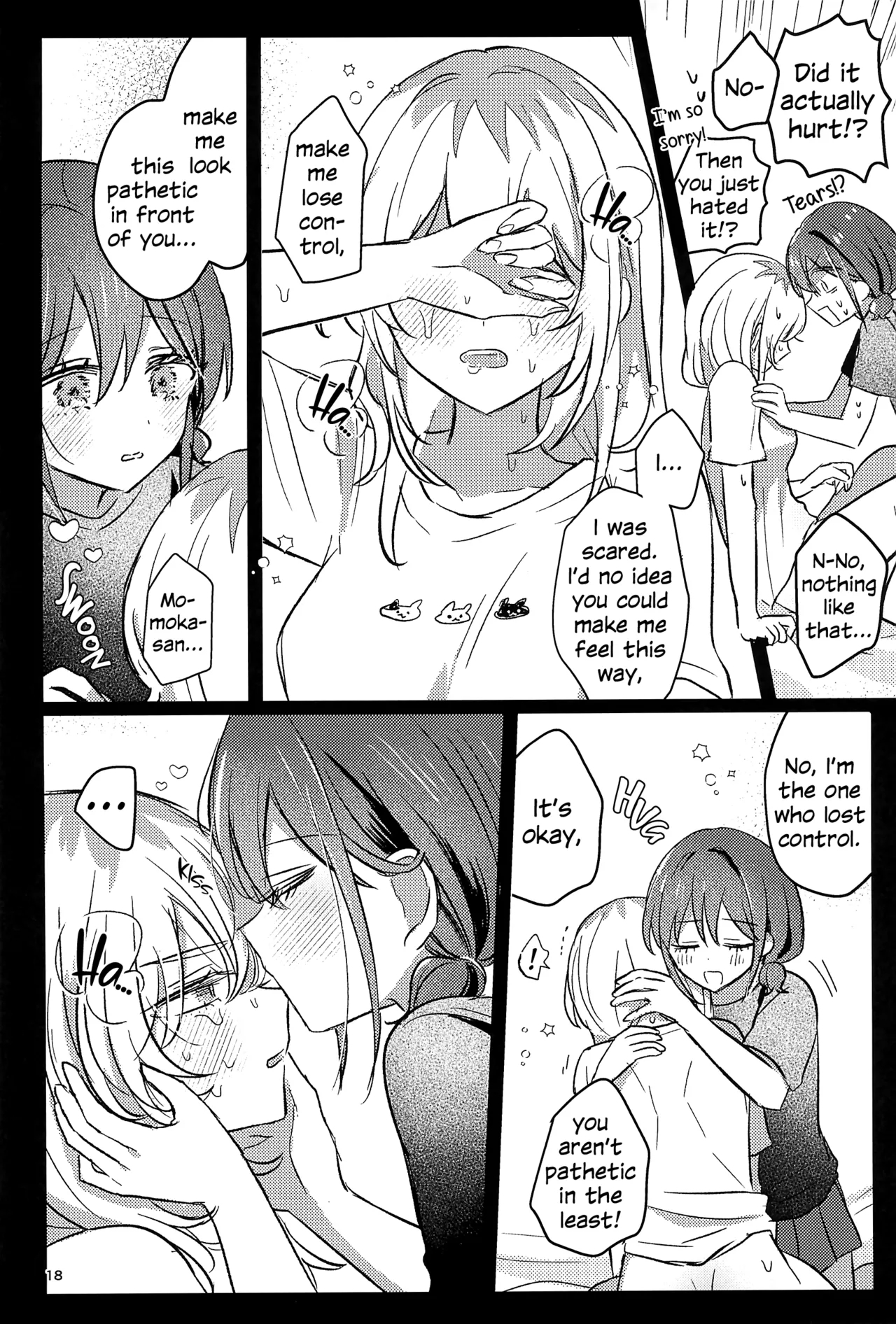 (Zenbu Buchikome. 7) [Hamu-chan Daisuki (Momi)]One Room, One Moment(Girls Band Cry) [English] Page 17